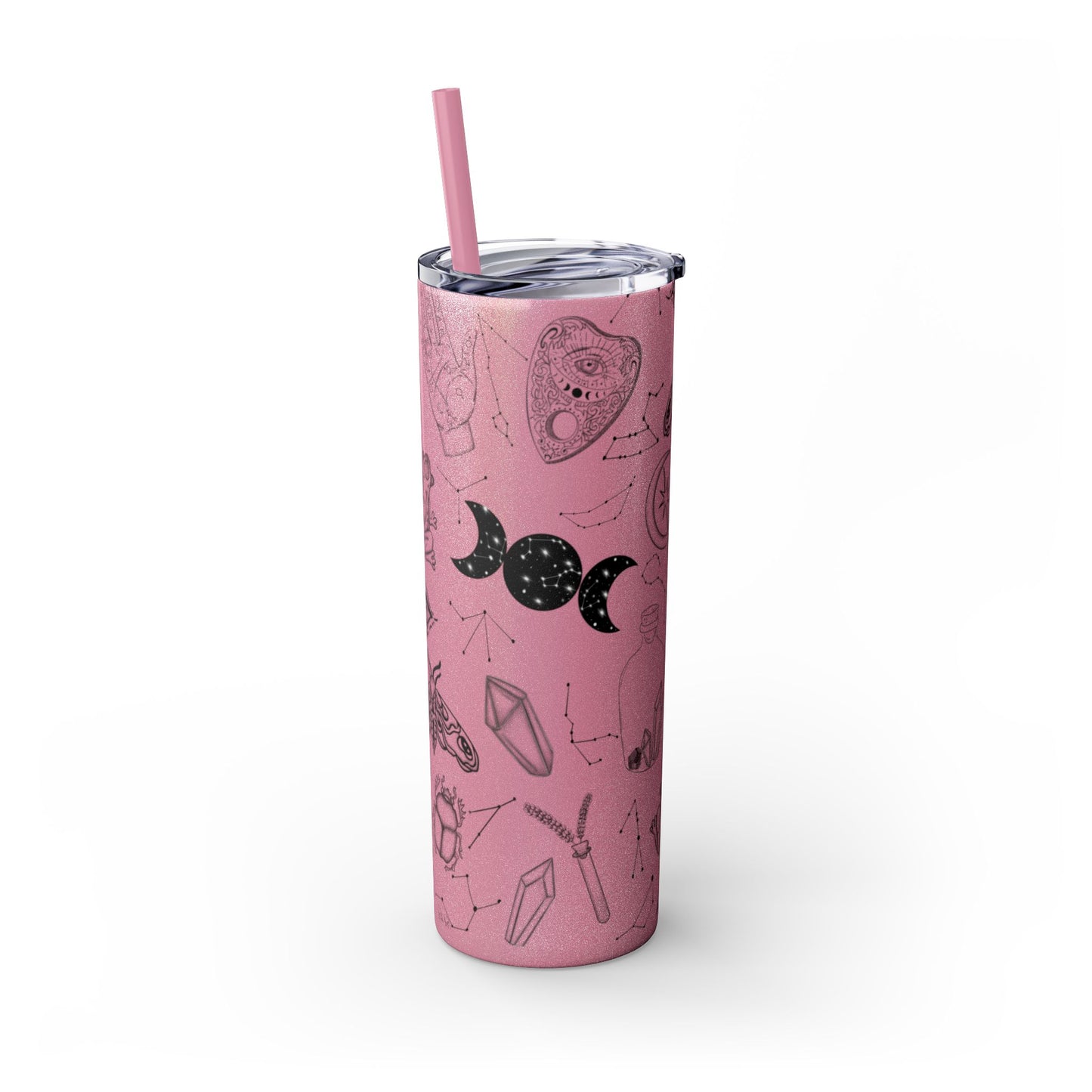 Withy Celestial Skinny Tumbler, 20oz - Astrology Drinkware, Starry Travel Cup, Unique Gift for Her, Cosmic Party Favor, Constellation Mug