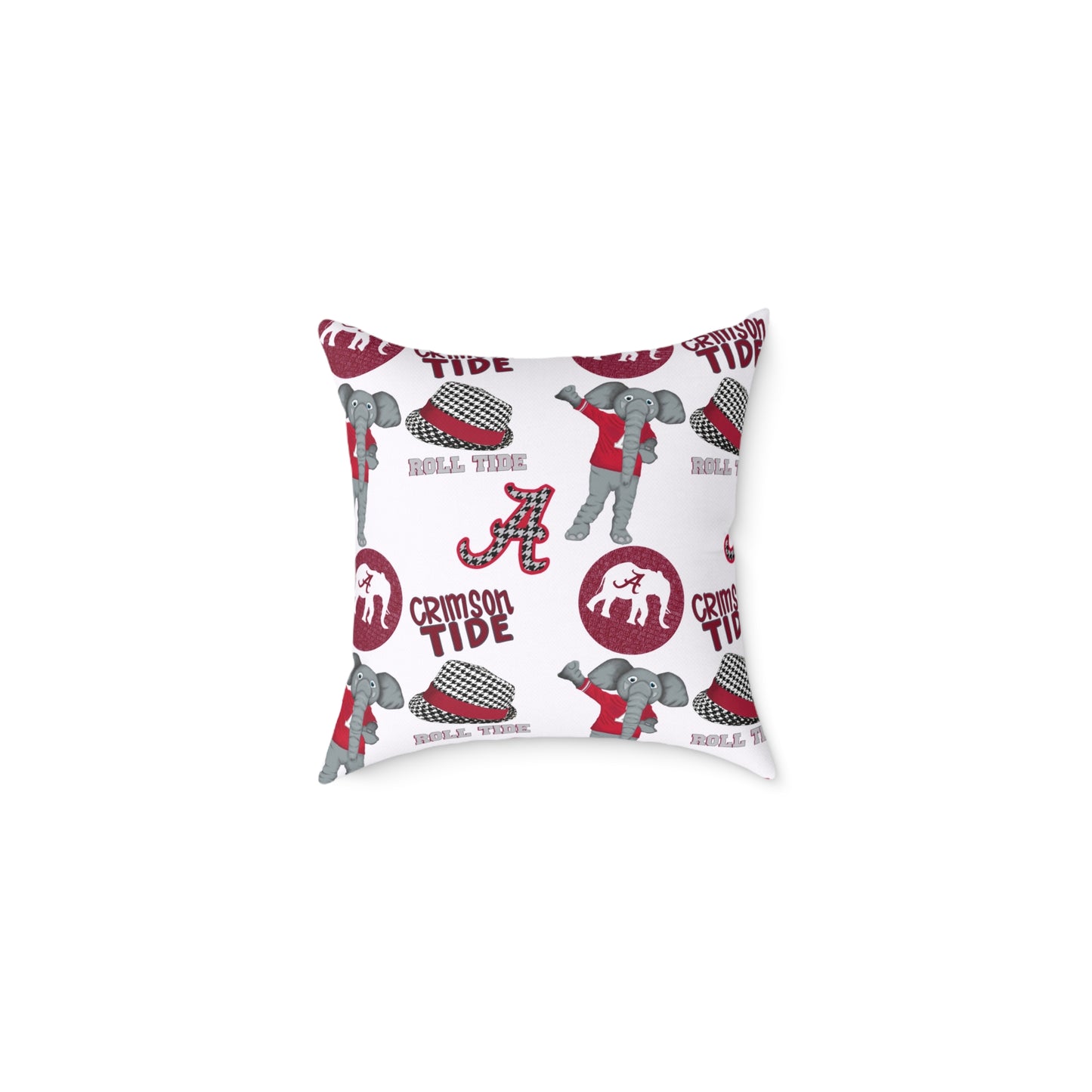 Crimson Tide Decorative Pillow, Cozy Home Accent, College Dorm Decor, Gift for Sports Fans, Alabama Pride