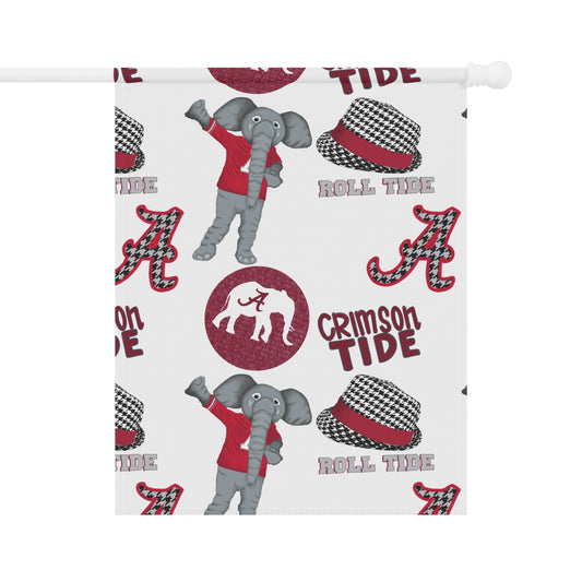 Alabama Crimson Tide Garden Banner, Decorative Outdoor Flag, College Team Spirit Decor, Perfect for Game Day
