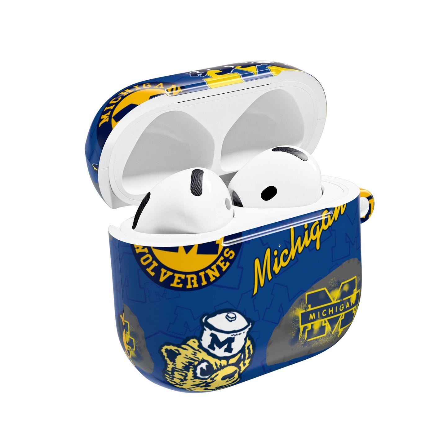 Michigan Wolverines AirPod Cases, College Accessories, Gifts for Students, Custom Electronics Cover, Tech Gear