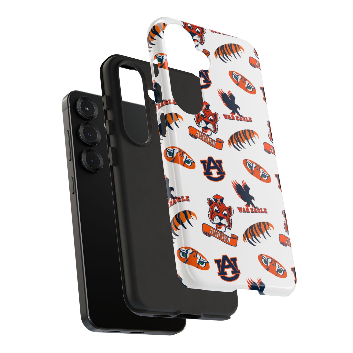 Auburn Fan Phone Case, Sports Team Accessory, Gift for Auburn Fans, Durable Cover, College Game Day