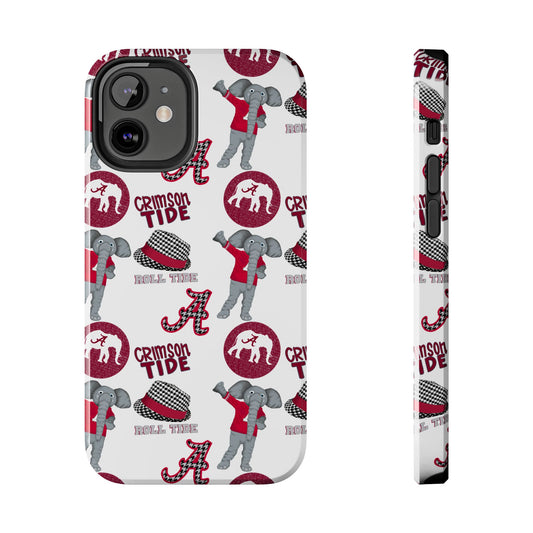 Alabama Crimson Tide Phone Case - Tough, Durable, Elephant Design, Sports Fan Accessories, College Team Gift, Graduation Presents