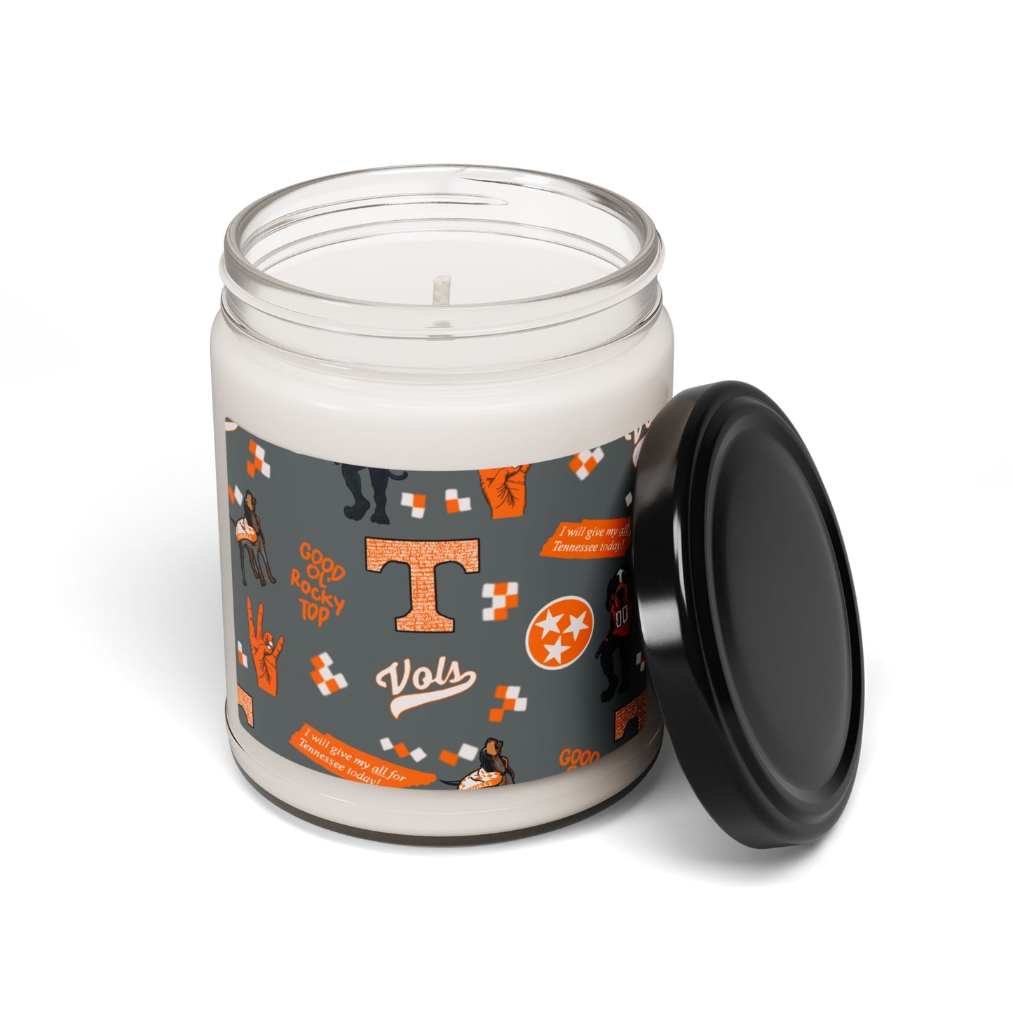 Tennessee Vols Scented Candle Soy Candle | Home Decor, Aromatherapy, Tailgating Essentials, Vols Candle