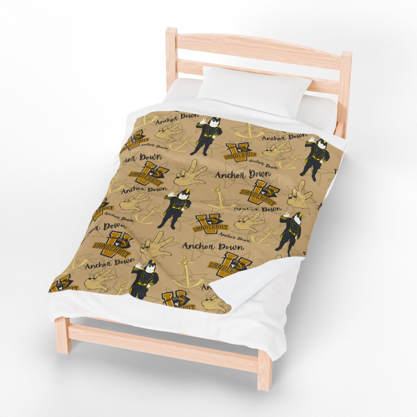 Vanderbilt Cozy Velveteen Plush Blanket for Comfort and Warmth, Perfect for Home, Gifts, Events, or Cozy Nights In