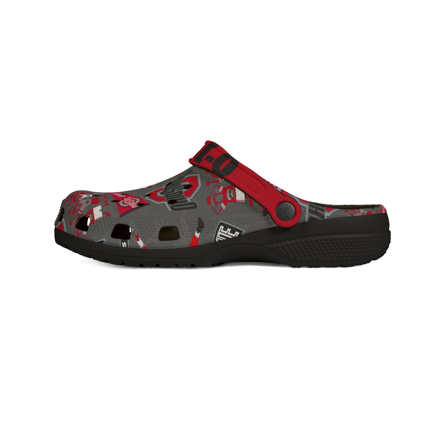 Ohio State Clogs for Fun Adventures, Comfortable Garden Shoes, All-Occasion Footwear for Kids and Adults, Holiday Gift Idea