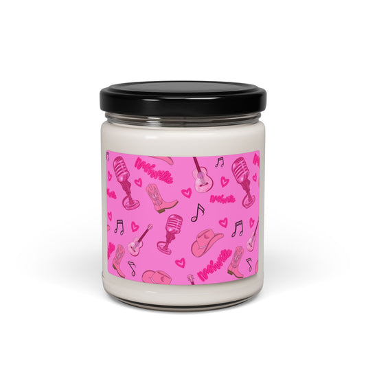 Nashville-Themed Scented Candle, Decorative Gift for Music Lovers, Relaxation, Home Décor, Birthday, Valentine's Day, Party Favors