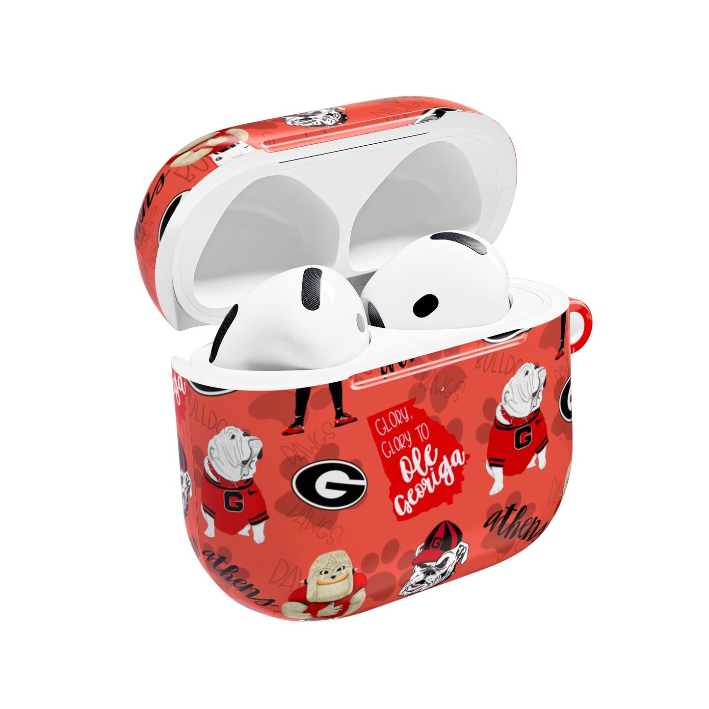 Georgia Bulldogs AirPod Case - Cute Accessory for Fans, Gift for Sports Lovers, Athletic Style, Personalized Earbud Cover