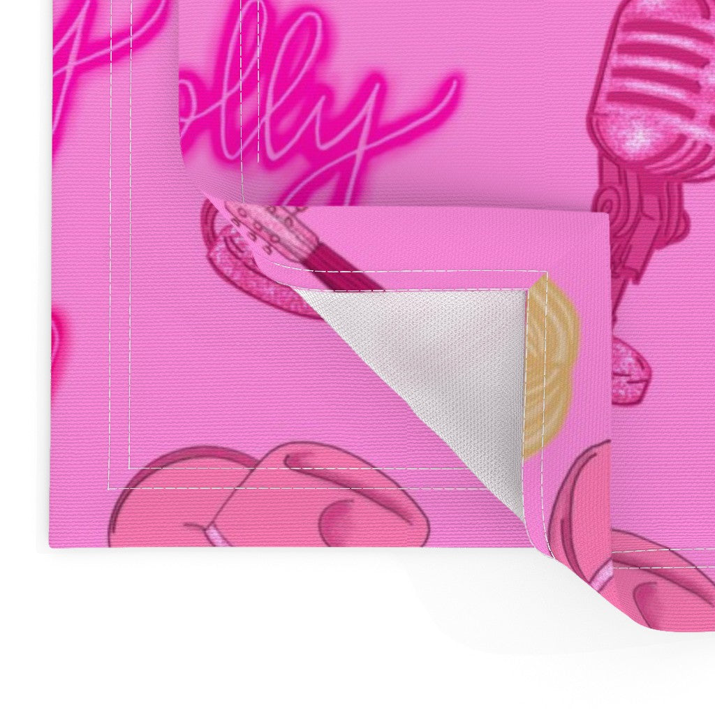 Dolly Parton Inspired "Dolly" Pattern Table Placemats