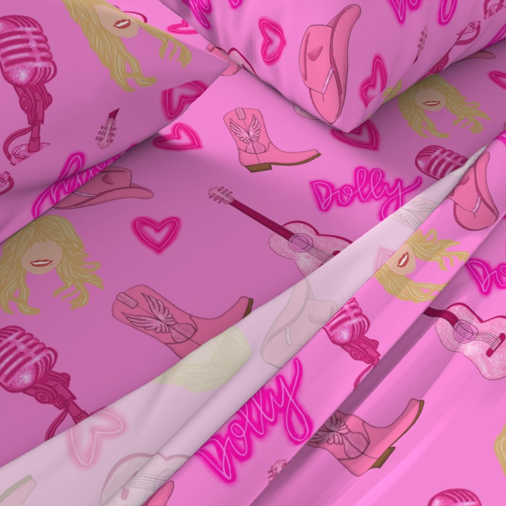 Dolly Parton Inspired "Dolly" Pattern Sheet Set