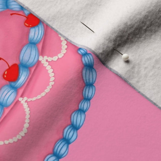 Cakes, Bows and Cherries Repeating Pattern Throw Blanket