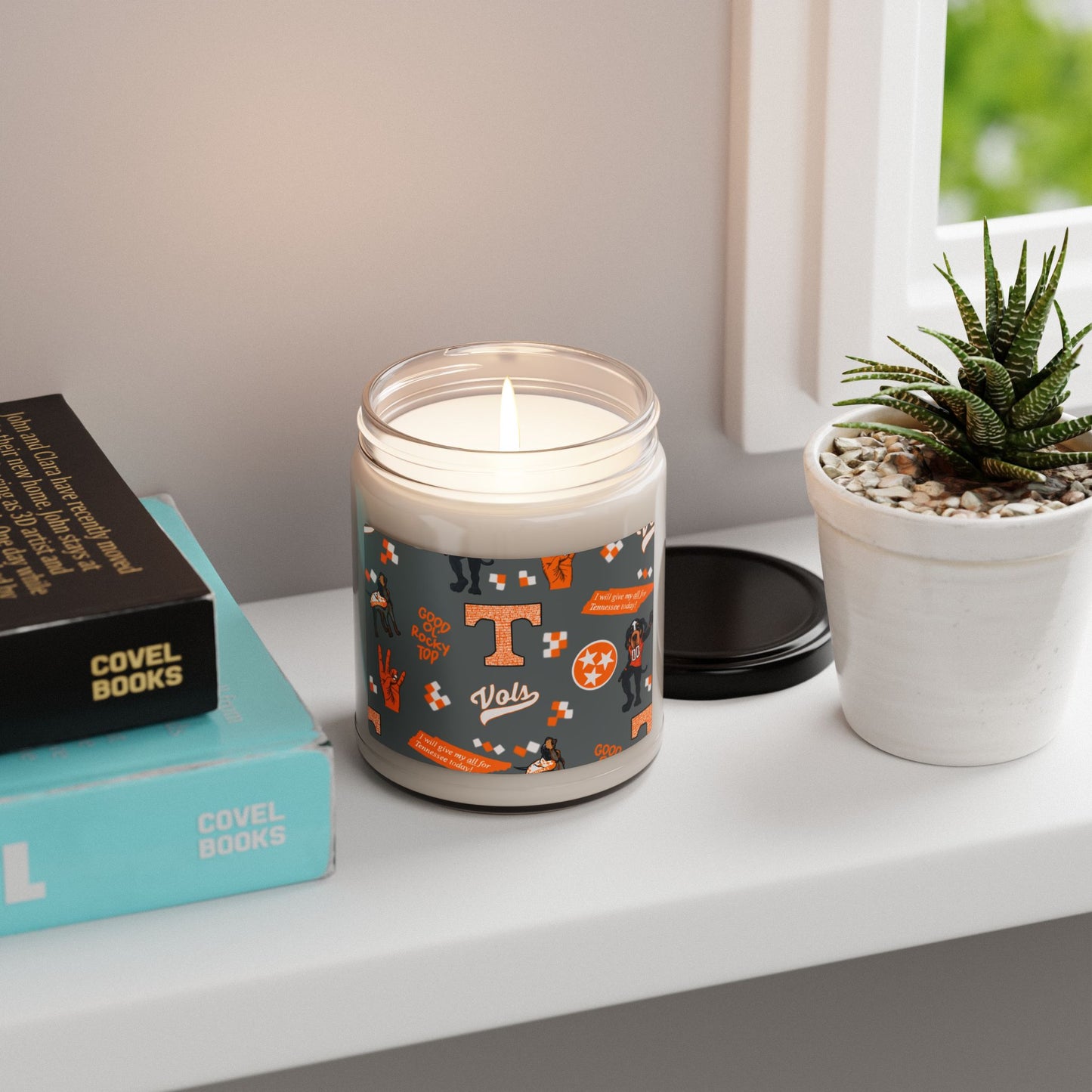 Tennessee Vols Scented Candle Soy Candle | Home Decor, Aromatherapy, Tailgating Essentials, Vols Candle
