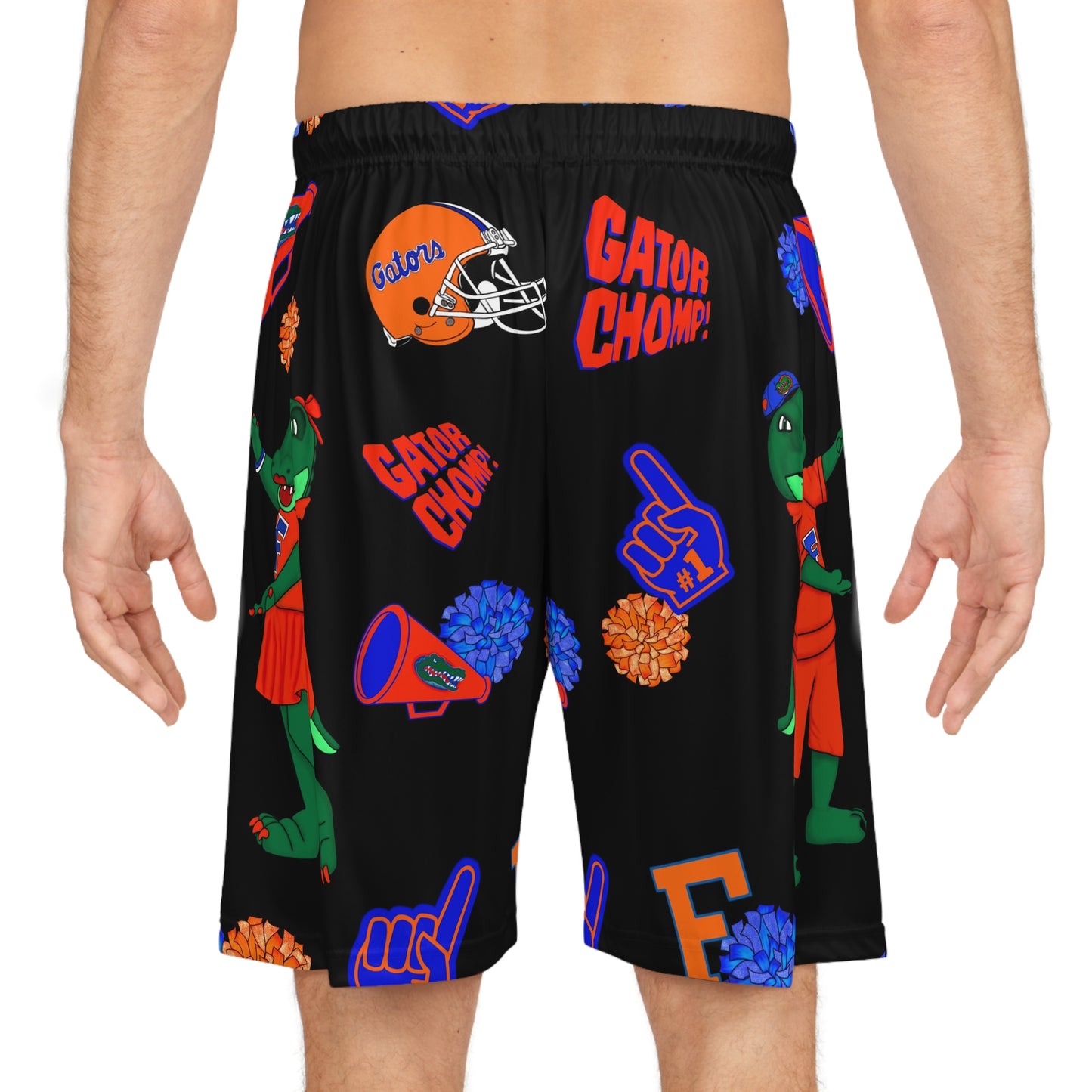 Florida Gators Chomp Basketball Shorts (AOP)