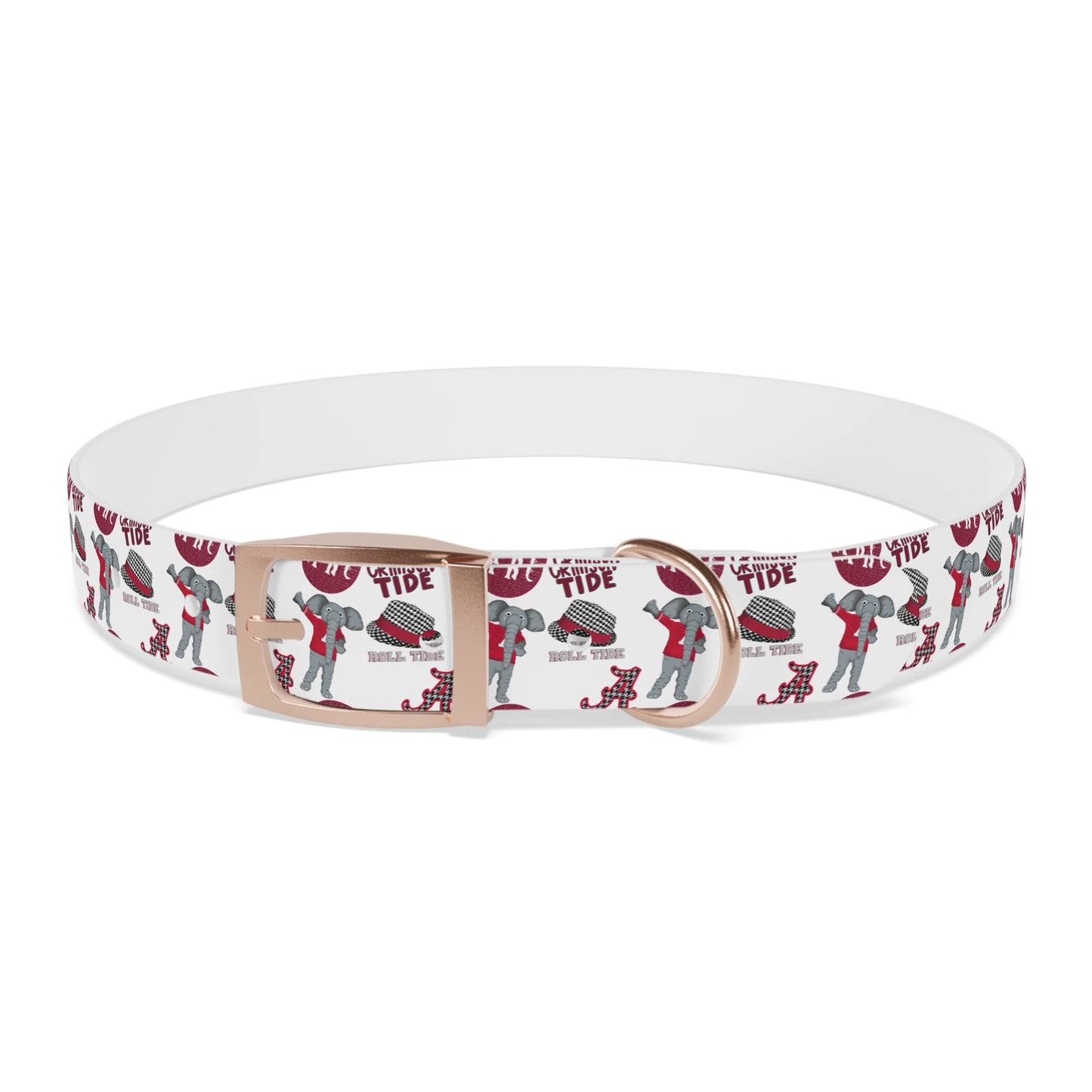 Alabama Crimson Tide Dog Collar - Pet Accessory, Dog Lover Gift, Sports Team Collar, Custom Dog Gear, Football Fan Merchandise