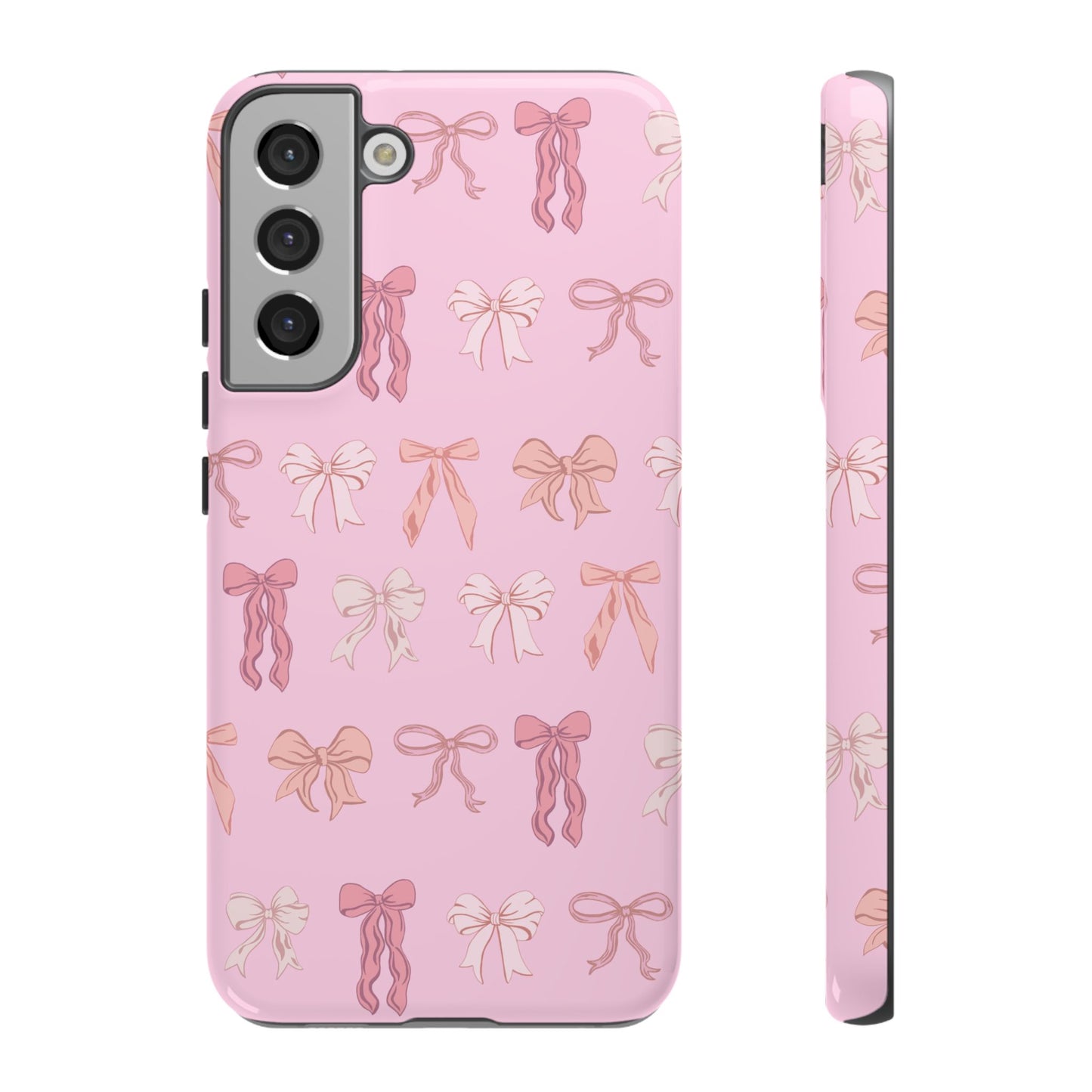 Cute Phone Case with Bow Design | Pink Aesthetic | Gifts for Her, Birthday Present, Trendy Phone Accessories, Fashionable Tech Cover
