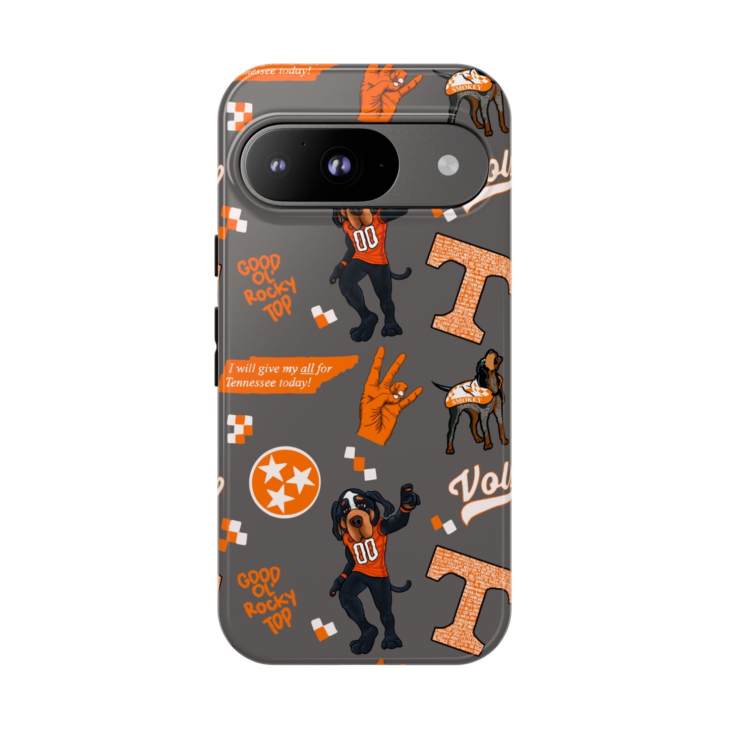 Tough Cases - Tennessee Fan Phone Case, Sports Team Accessory, Gift for Volunteers Fans, Durable Cover, College Game Day