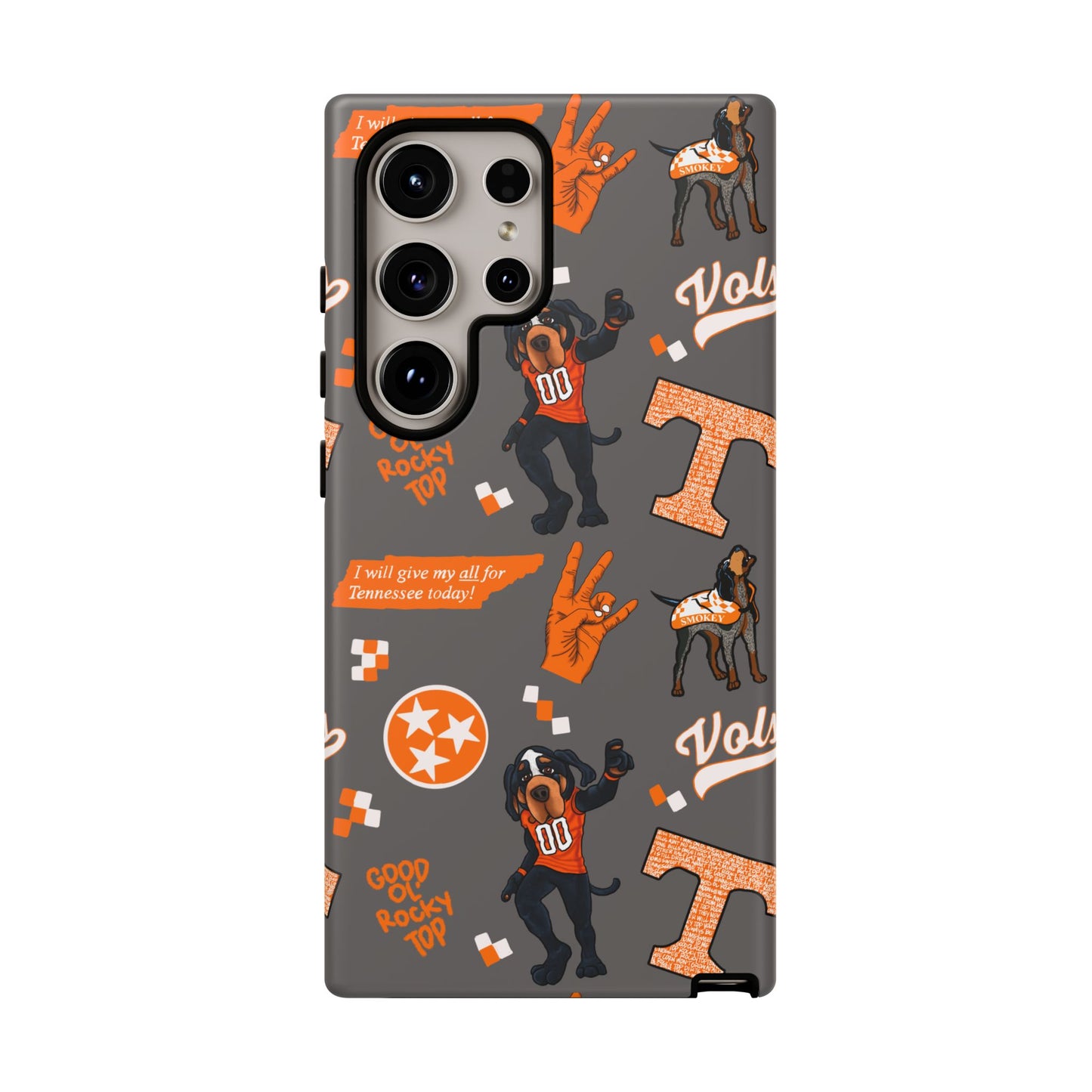 Tough Cases - Tennessee Fan Phone Case, Sports Team Accessory, Gift for Volunteers Fans, Durable Cover, College Game Day