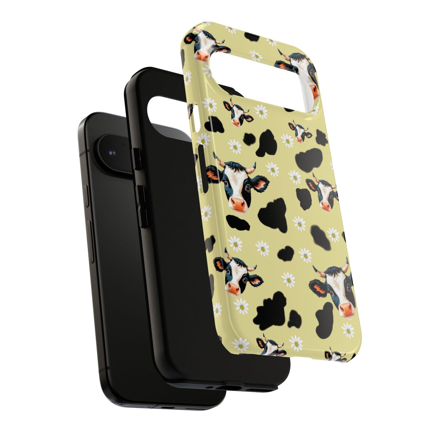 Cow Print Phone Case - Cute Protection for Animal Lovers, Gift for Farmhouse Decor, Cheerful Cow Design