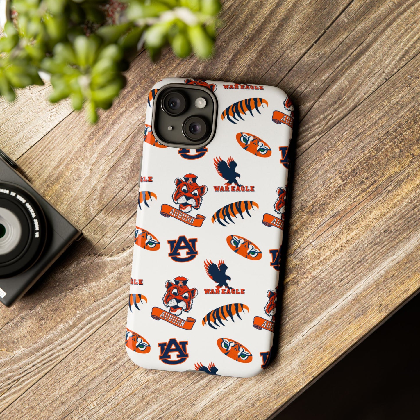 Auburn Fan Phone Case, Sports Team Accessory, Gift for Auburn Fans, Durable Cover, College Game Day