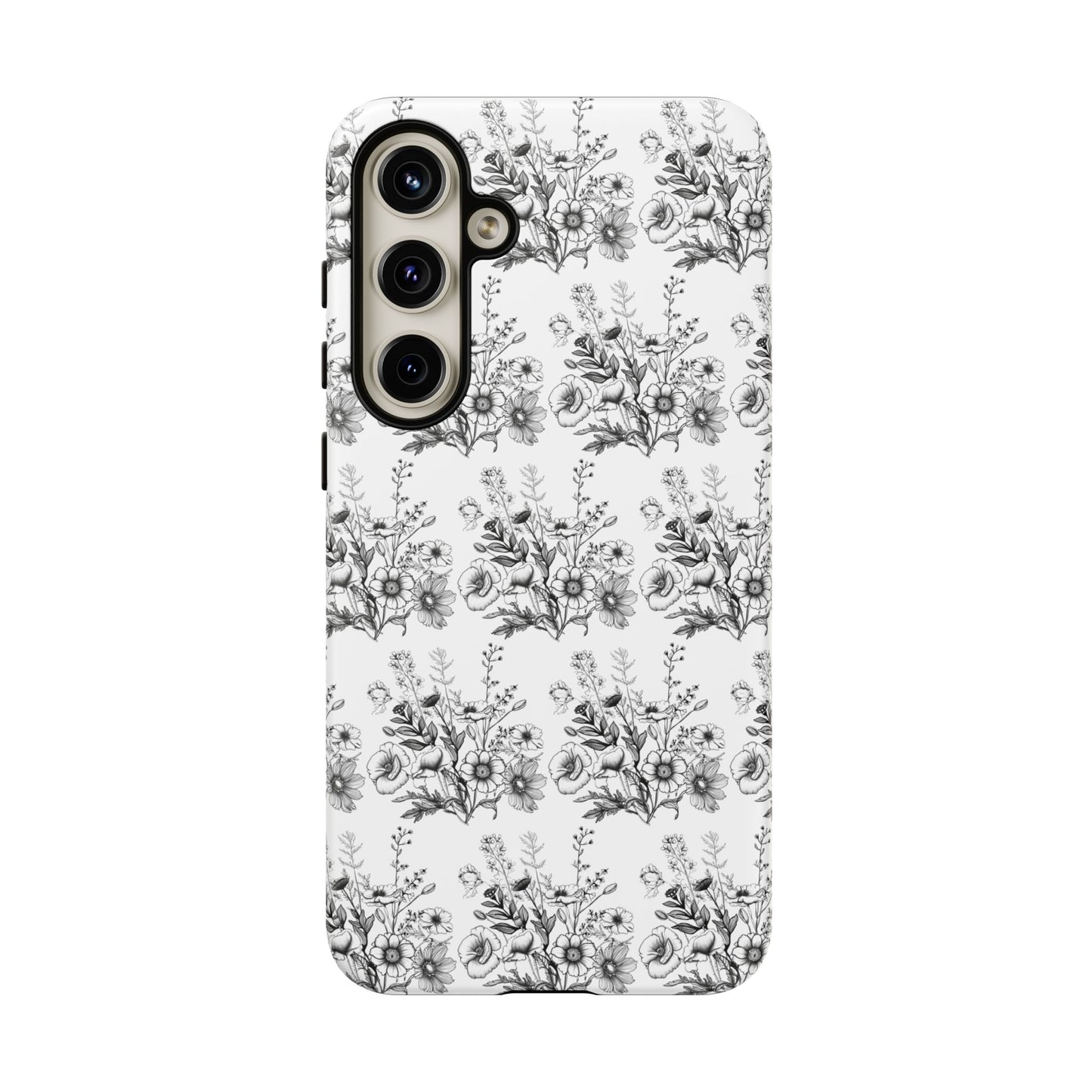 Floral Phone Case, Tough Cases with Elegant Black and White Design, Protective Cover for Fashion Lovers, Unique Gift for All [...]