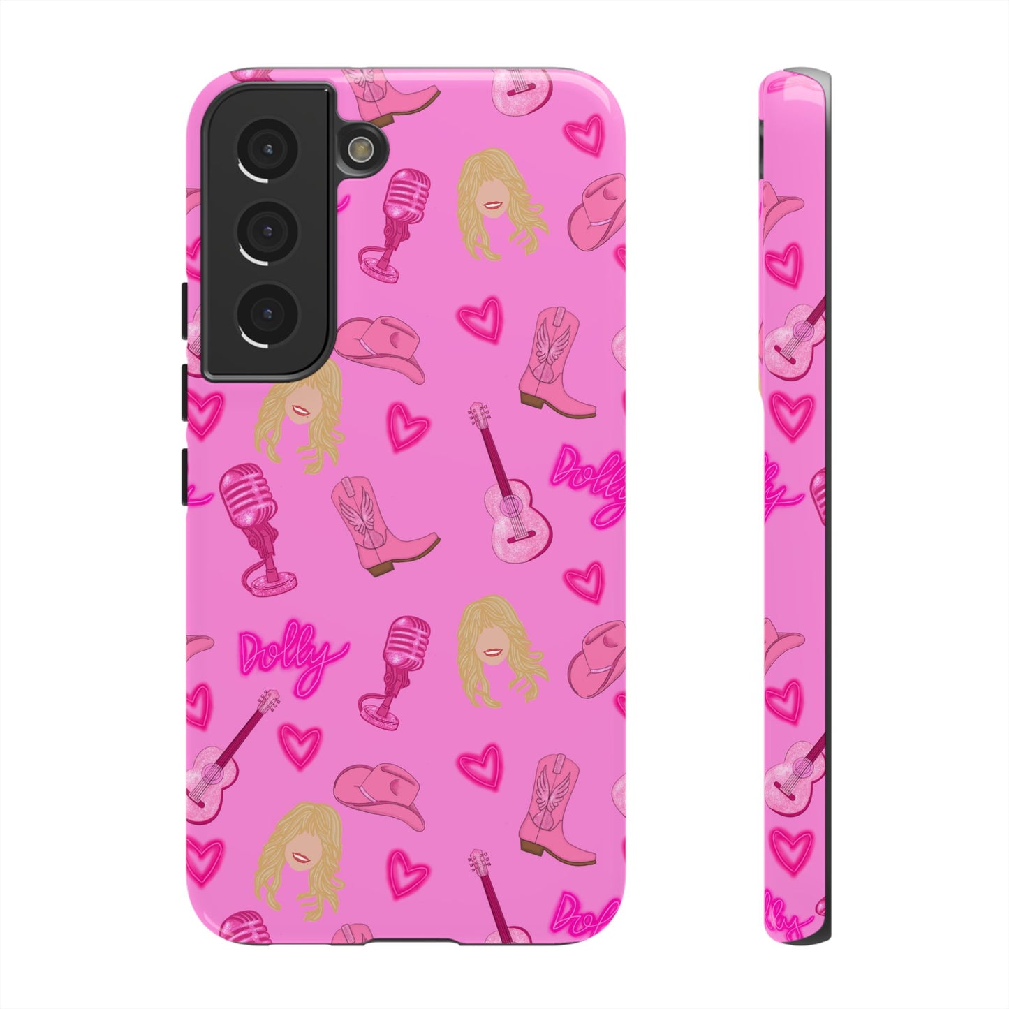 Dolly Parton Phone Case - Stylish Pink Protector for Music Lovers, Gift for Concert Goers, Women's Accessories, Trendy Tech