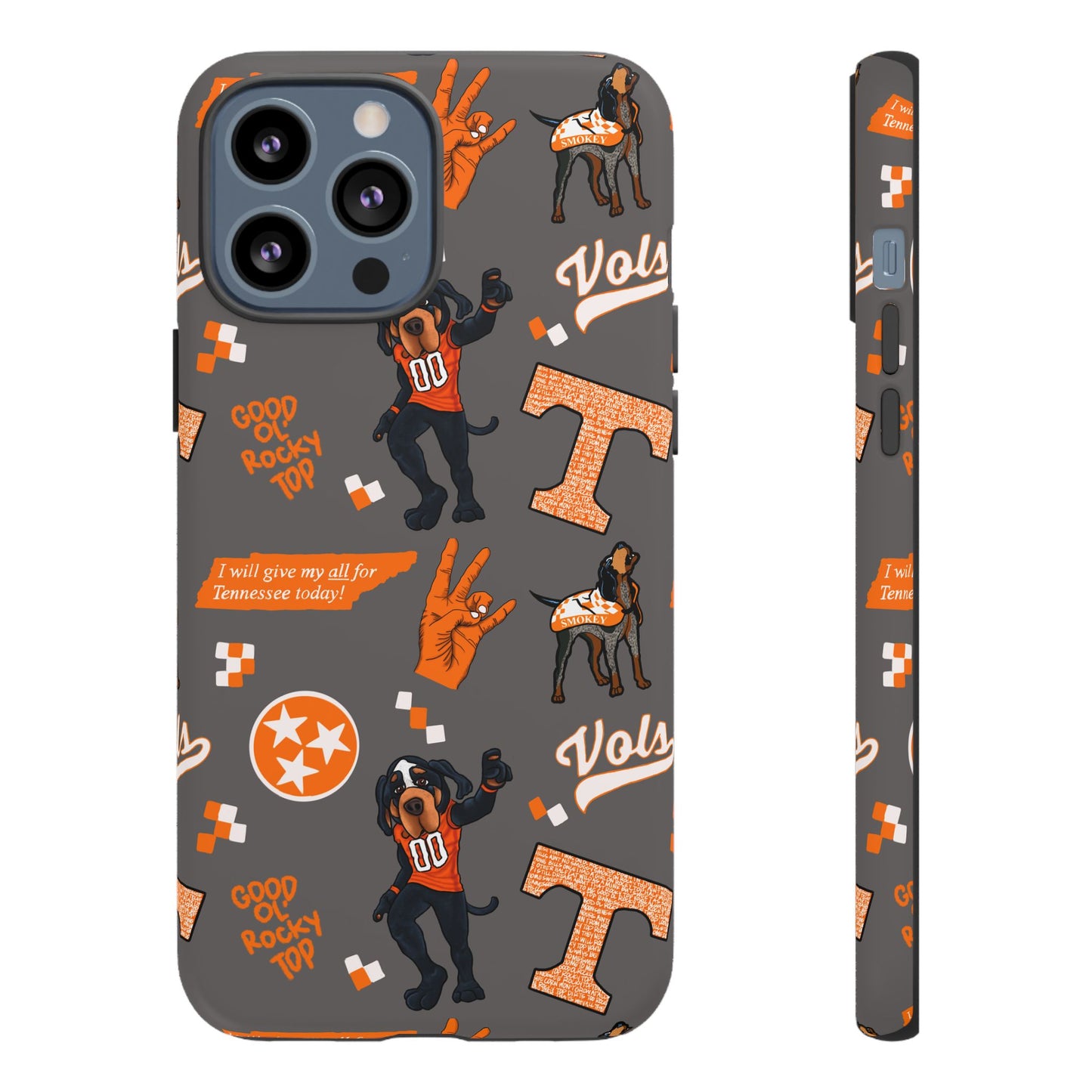 Tough Cases - Tennessee Fan Phone Case, Sports Team Accessory, Gift for Volunteers Fans, Durable Cover, College Game Day