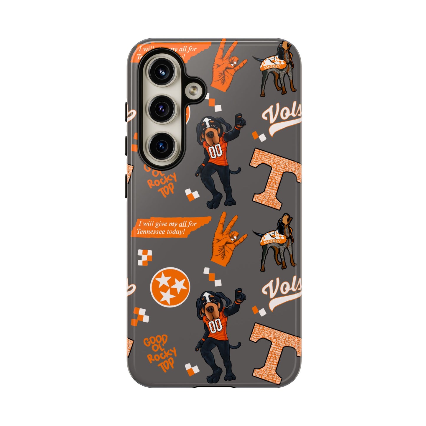 Tough Cases - Tennessee Fan Phone Case, Sports Team Accessory, Gift for Volunteers Fans, Durable Cover, College Game Day