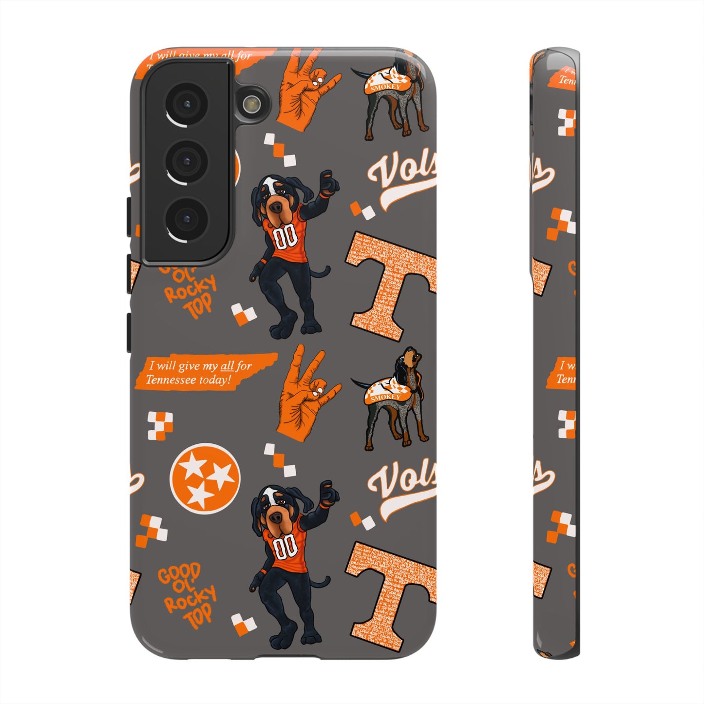 Tough Cases - Tennessee Fan Phone Case, Sports Team Accessory, Gift for Volunteers Fans, Durable Cover, College Game Day