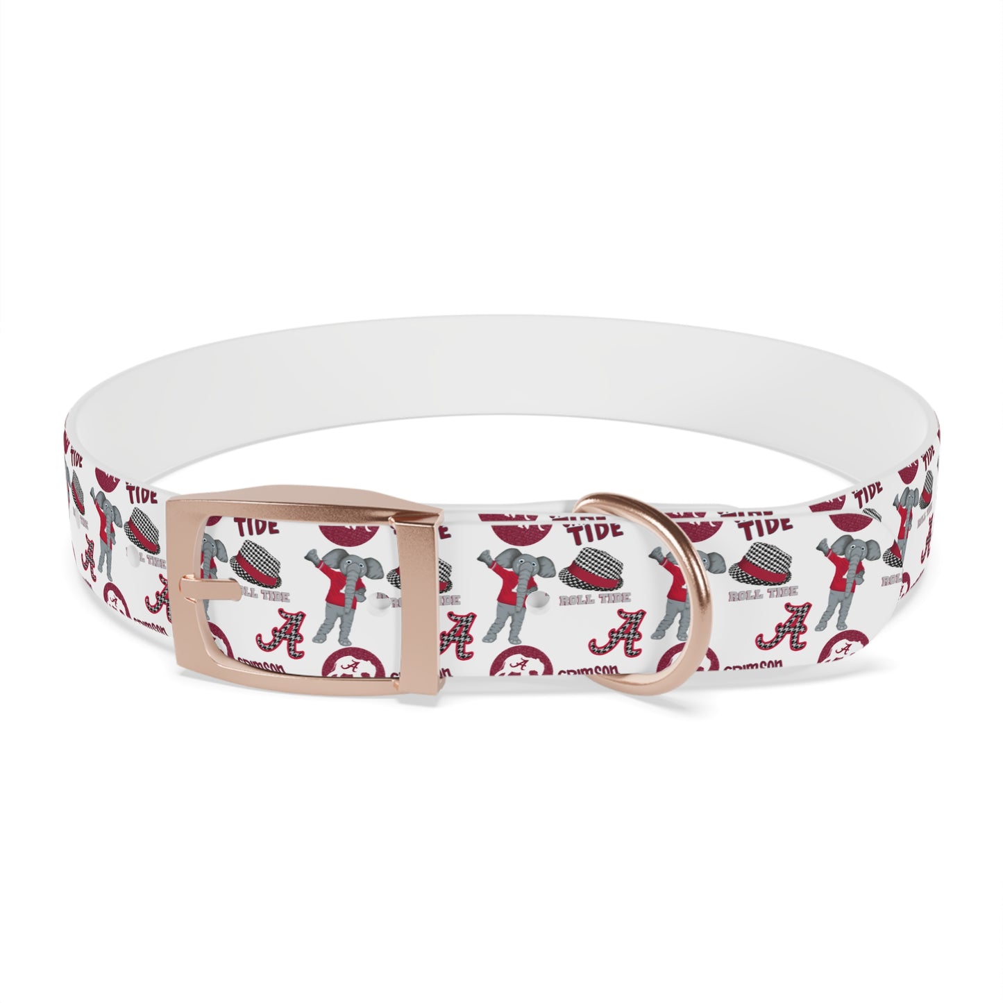 Alabama Crimson Tide Dog Collar - Pet Accessory, Dog Lover Gift, Sports Team Collar, Custom Dog Gear, Football Fan Merchandise