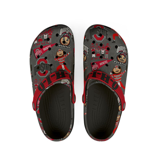 Ohio State Clogs for Fun Adventures, Comfortable Garden Shoes, All-Occasion Footwear for Kids and Adults, Holiday Gift Idea