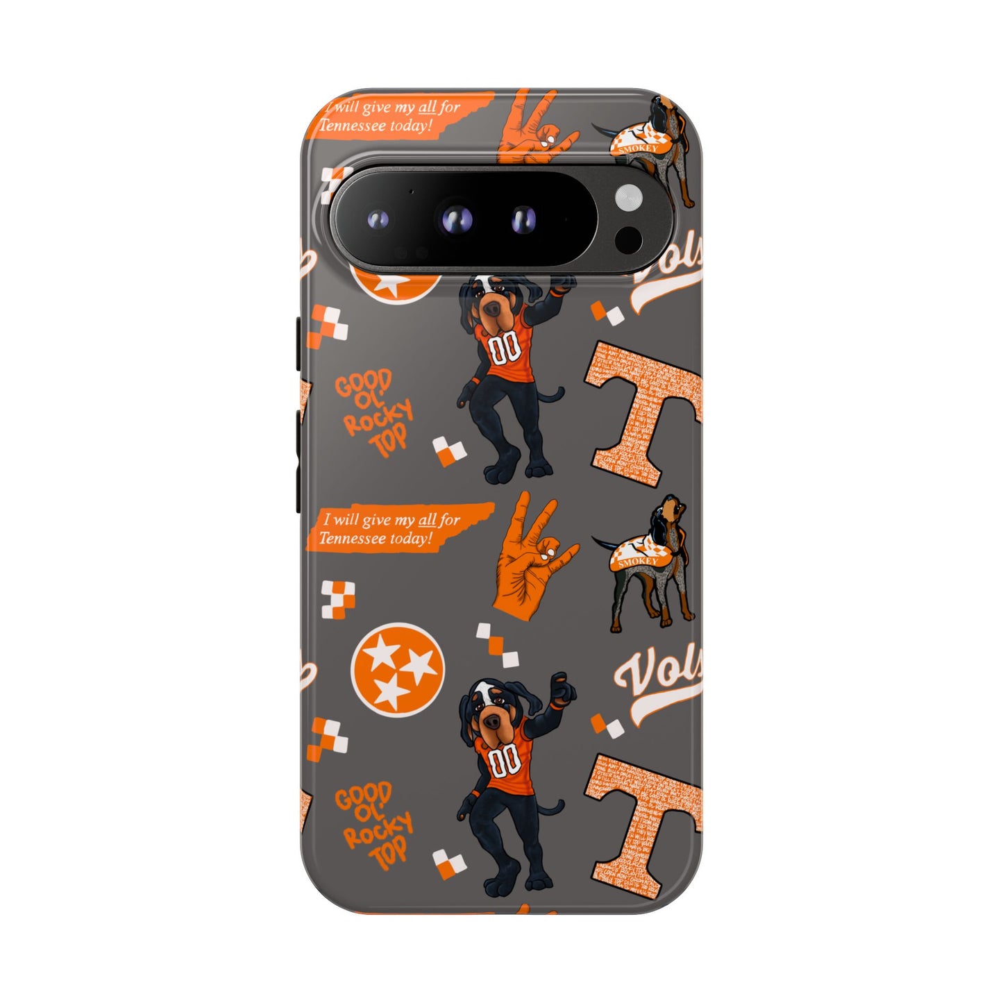 Tough Cases - Tennessee Fan Phone Case, Sports Team Accessory, Gift for Volunteers Fans, Durable Cover, College Game Day