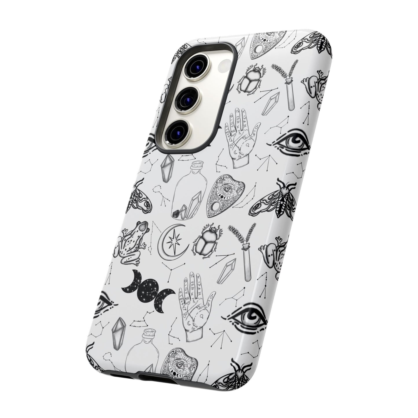 Mystical Phone Case | Boho Aesthetic Cover, Witchy Gift, Crystal Art Protection, Astrology Decor, Unique Cell Phone Skins