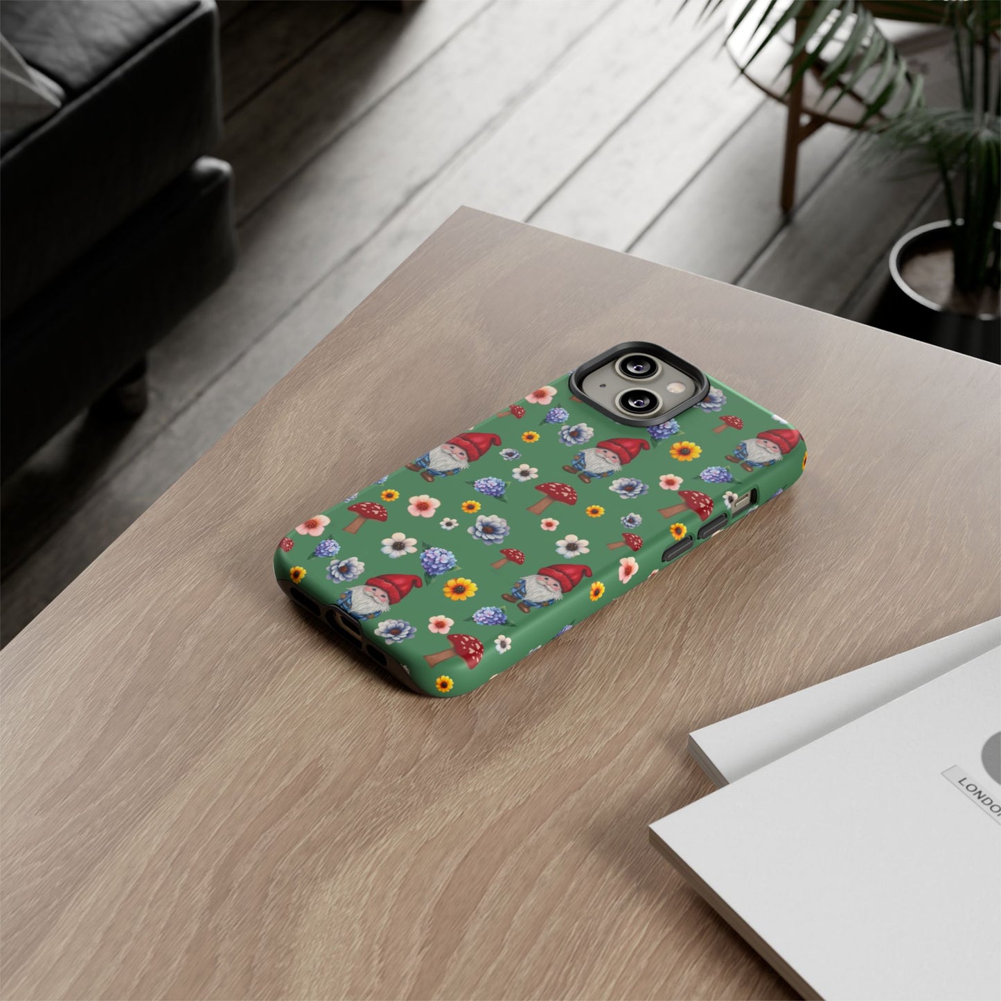 Gnome Garden Phone Case | Tough Cases for Nature Lovers | Cute Gnome Pattern | Floral & Mushroom Design | Gifts for Friends, Birthday [...]