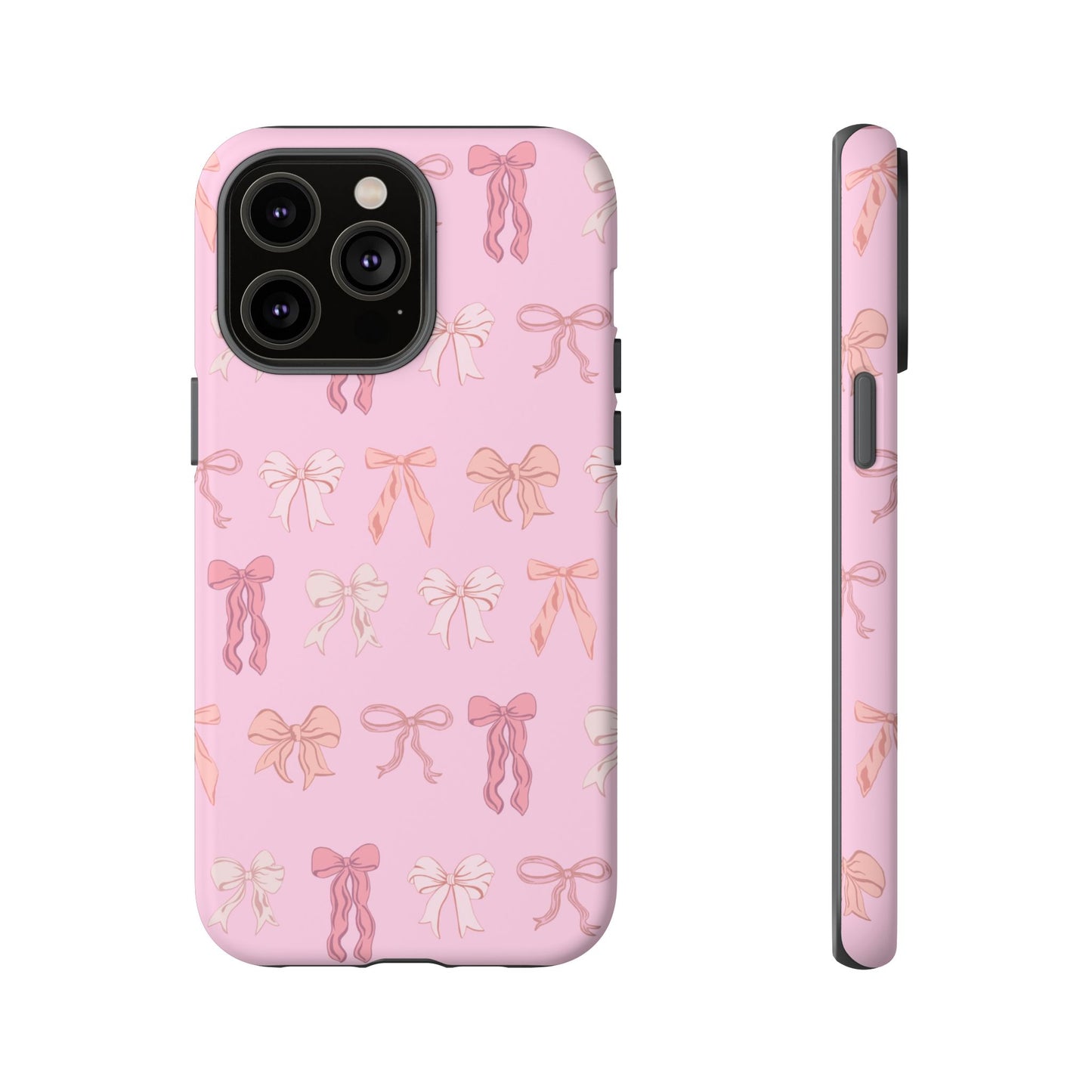 Cute Phone Case with Bow Design | Pink Aesthetic | Gifts for Her, Birthday Present, Trendy Phone Accessories, Fashionable Tech Cover