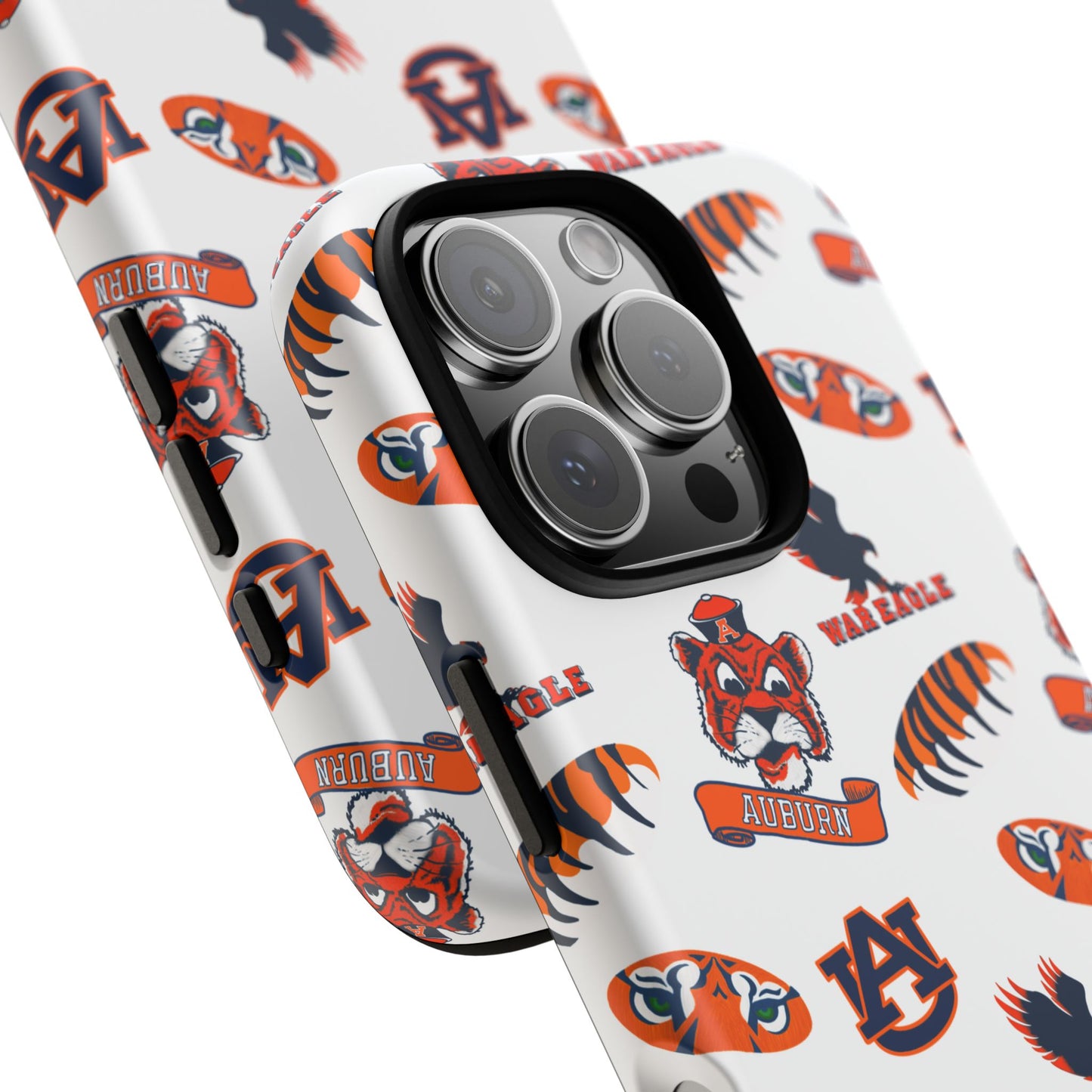 Auburn Fan Phone Case, Sports Team Accessory, Gift for Auburn Fans, Durable Cover, College Game Day