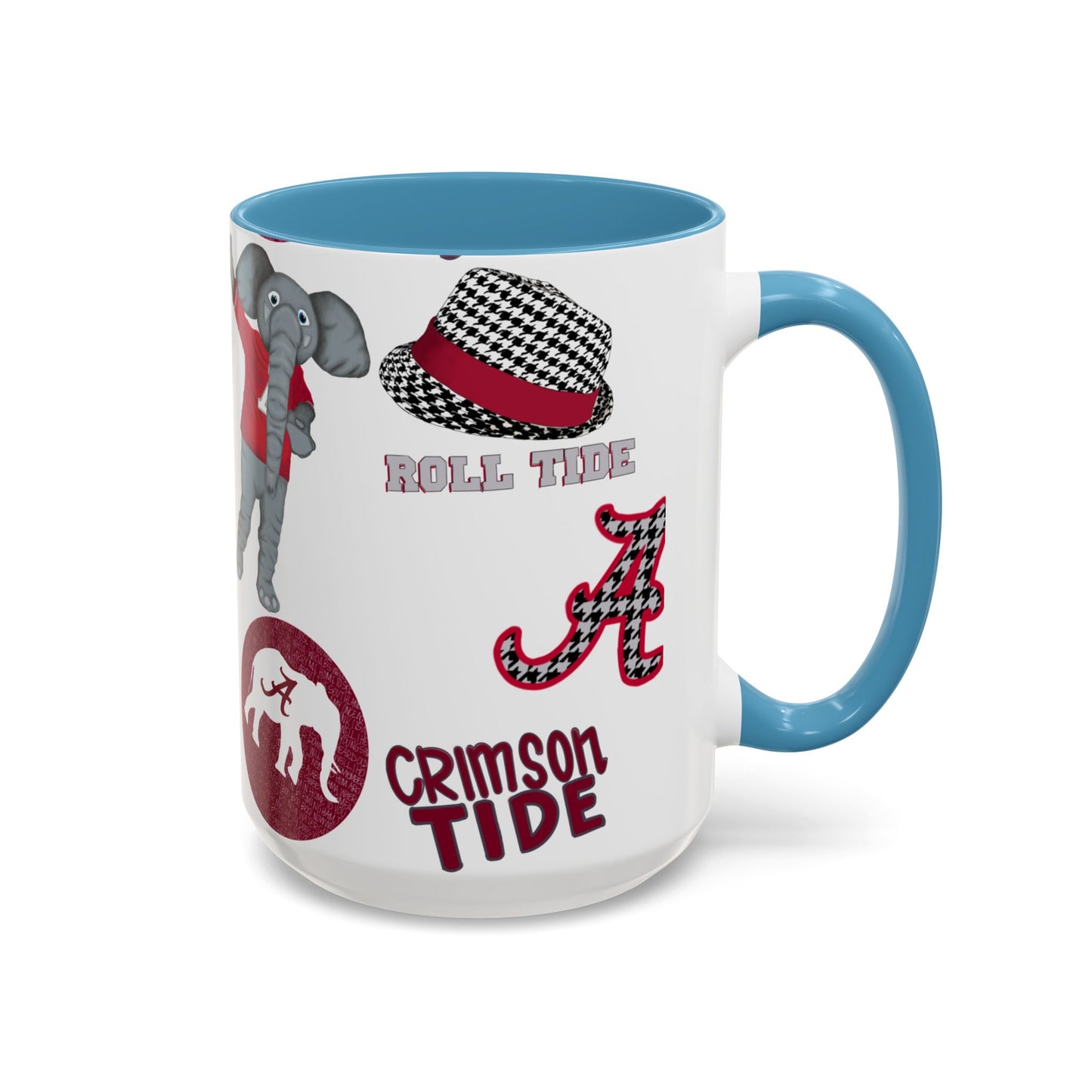 Crimson Tide Coffee Mug, Alabama Fan Cup, Roll Tide Mug, College Sports Gift, Game Day Drinkware