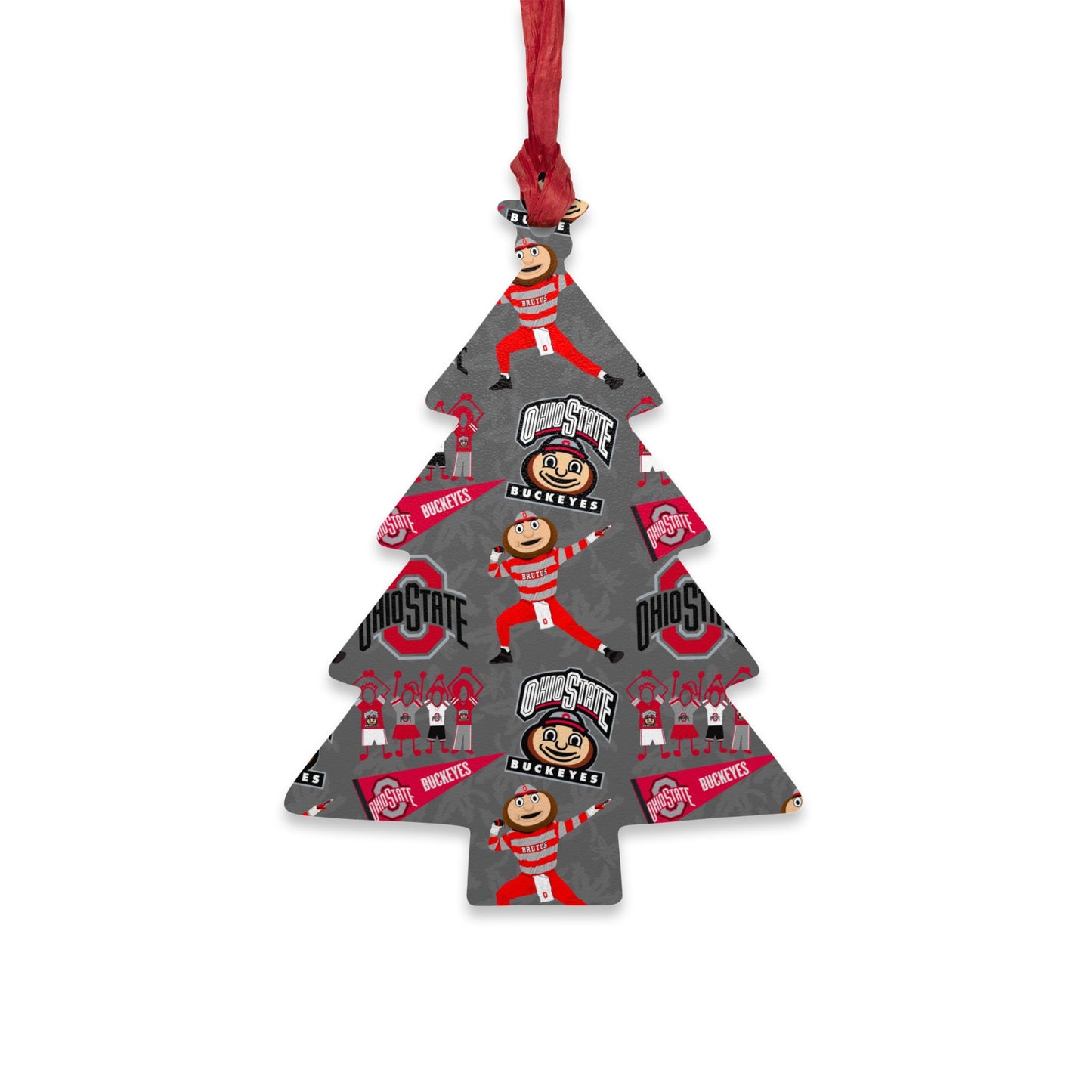 Ohio State Wooden Ornaments, Holiday Decorations, College Sports Decor, Personalized Gift, Christmas Ornaments