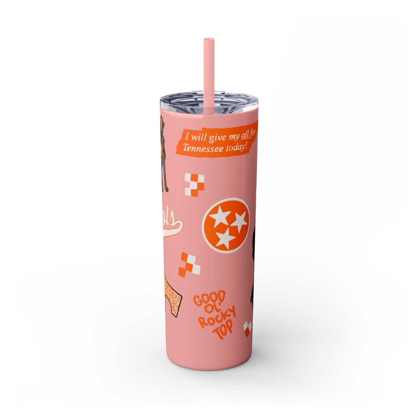 Tennessee Spirit Tumbler, 20oz | School Pride Cup for Gameday & Tailgating | Ideal for Fans, Students & Alumni