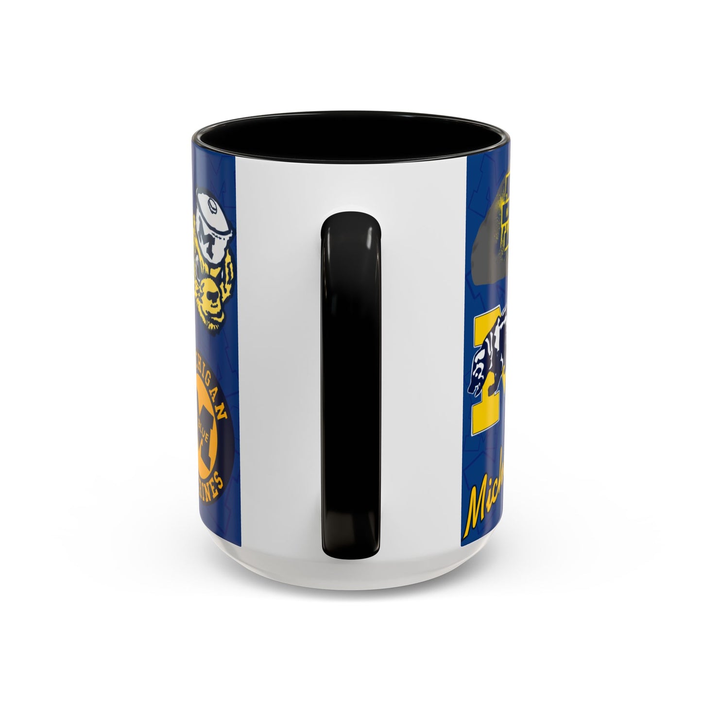 Michigan Wolverines Accent Coffee Mug - Perfect for Game Day, Fan Gift, Coffee Lovers, Sports Decor, College Spirit