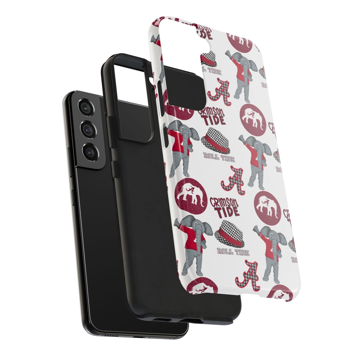 Alabama Crimson Tide Phone Case - Tough, Durable, Elephant Design, Sports Fan Accessories, College Team Gift, Graduation Presents