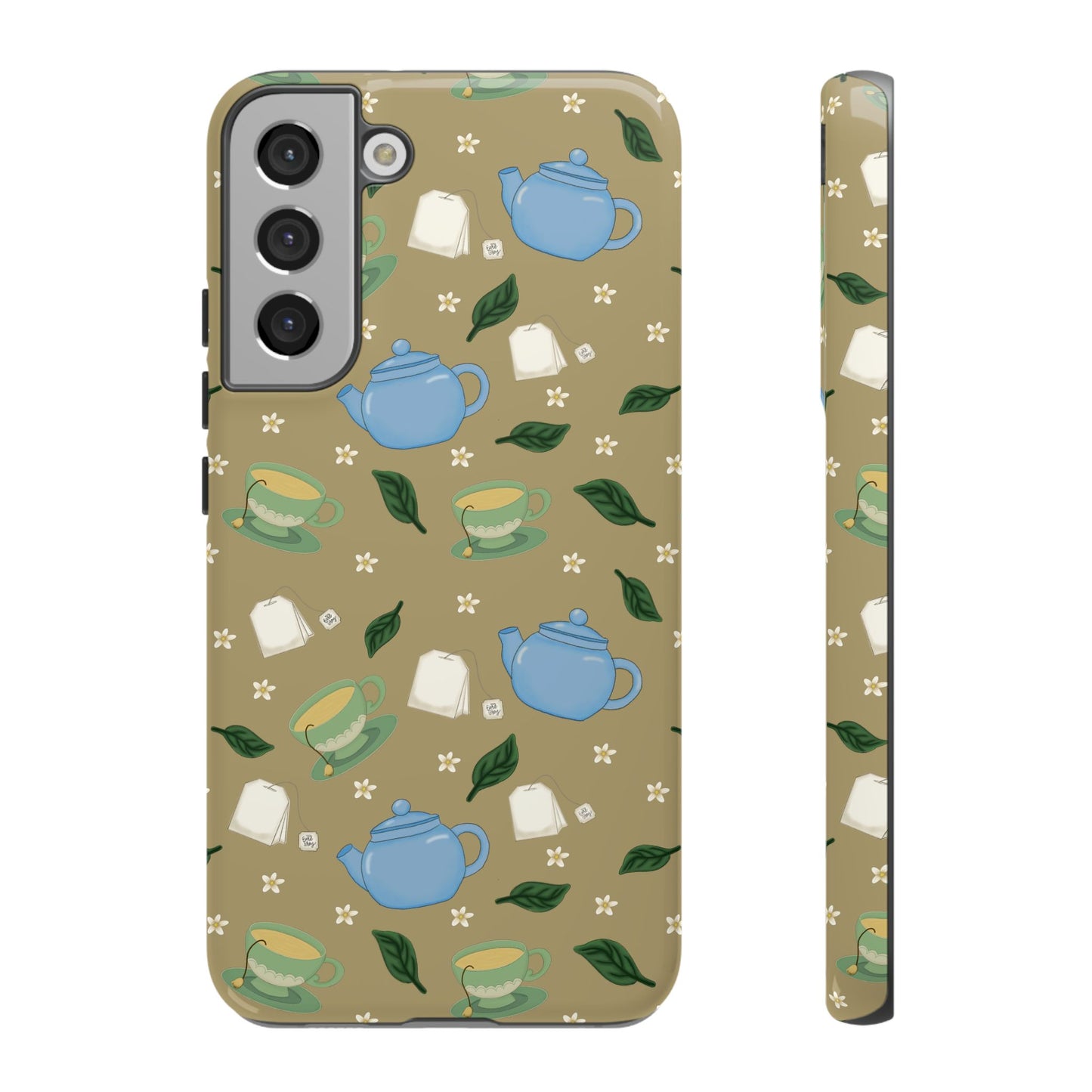 Charming Teacup Phone Case, Cute Phone Cover, Gift for Tea Lovers, Vintage Style Case, Birthday Present, Unique Accessory