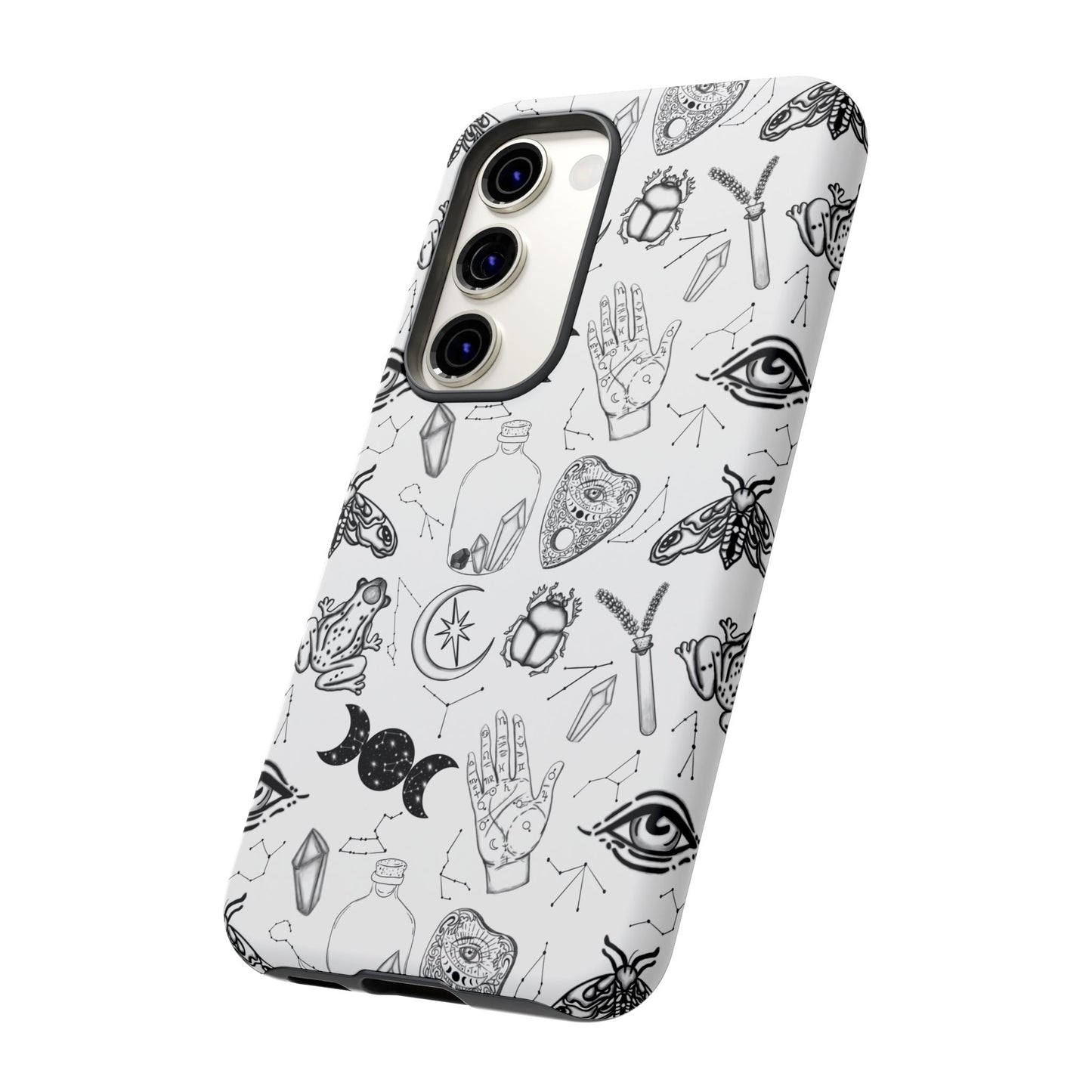 Mystical Phone Case | Boho Aesthetic Cover, Witchy Gift, Crystal Art Protection, Astrology Decor, Unique Cell Phone Skins