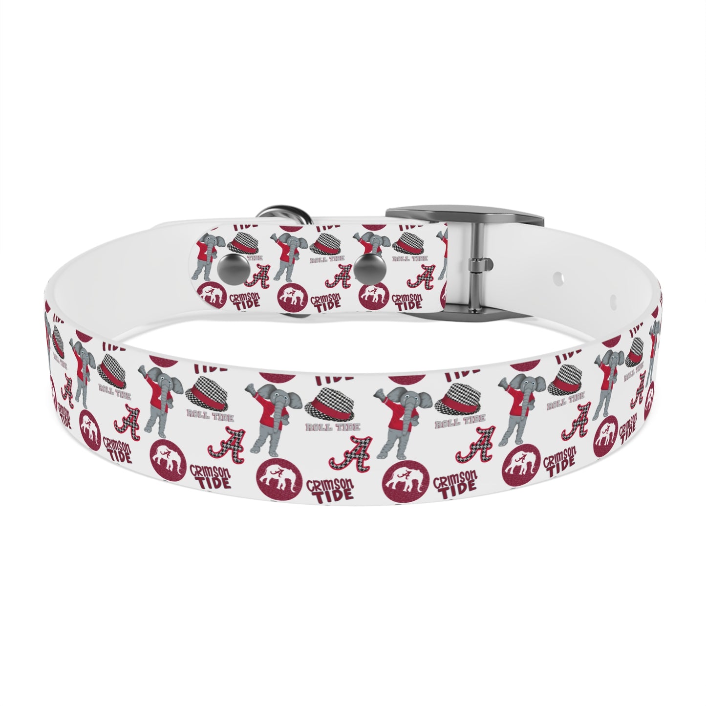 Alabama Crimson Tide Dog Collar - Pet Accessory, Dog Lover Gift, Sports Team Collar, Custom Dog Gear, Football Fan Merchandise