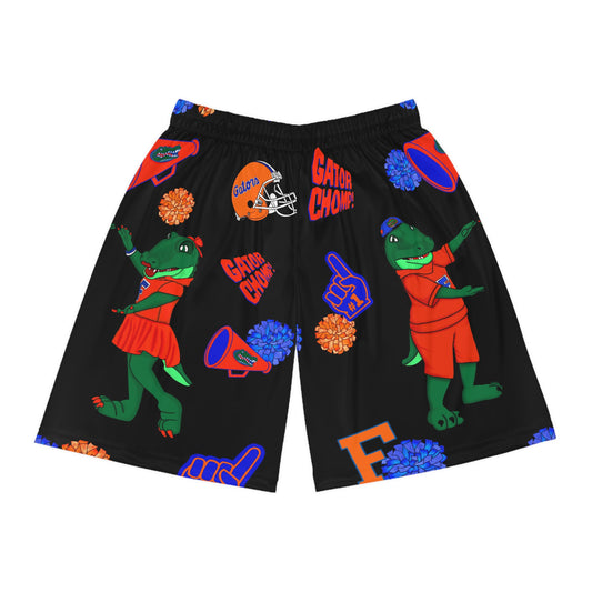 Florida Gators Chomp Basketball Shorts (AOP)