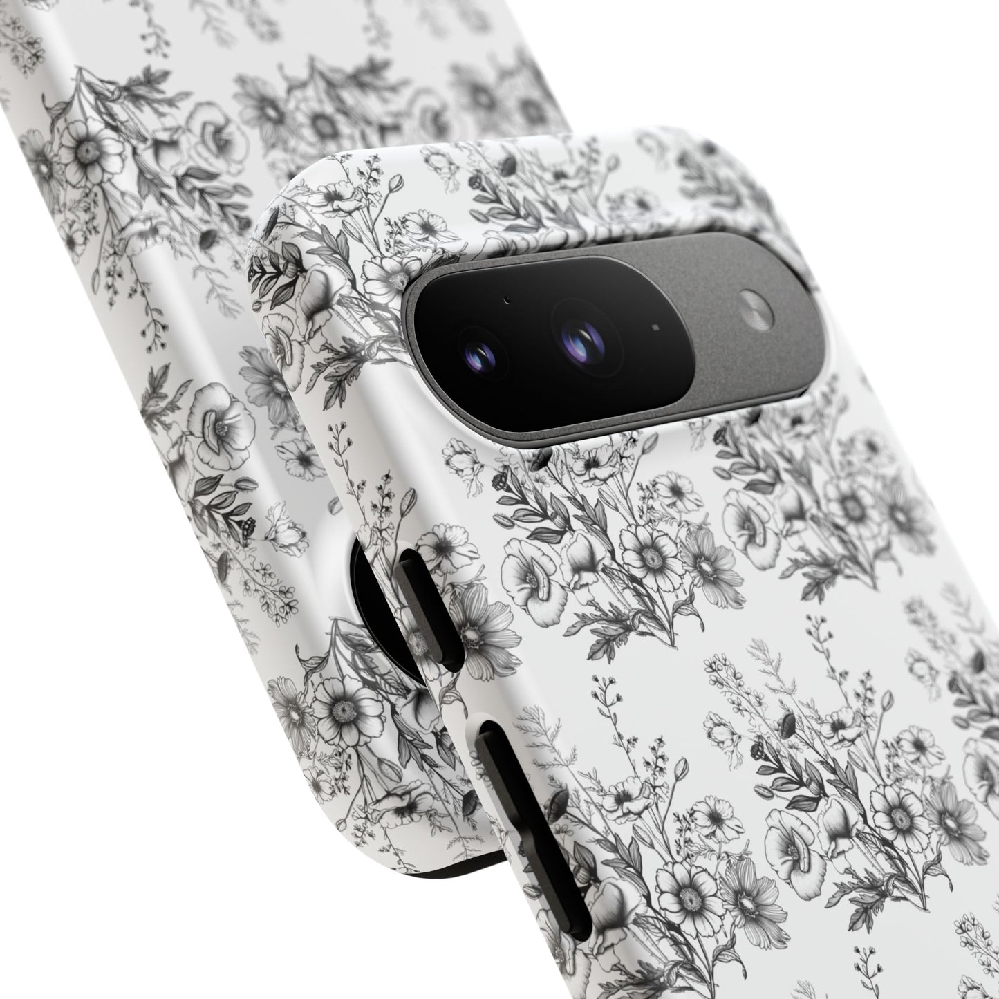 Floral Phone Case, Tough Cases with Elegant Black and White Design, Protective Cover for Fashion Lovers, Unique Gift for All [...]