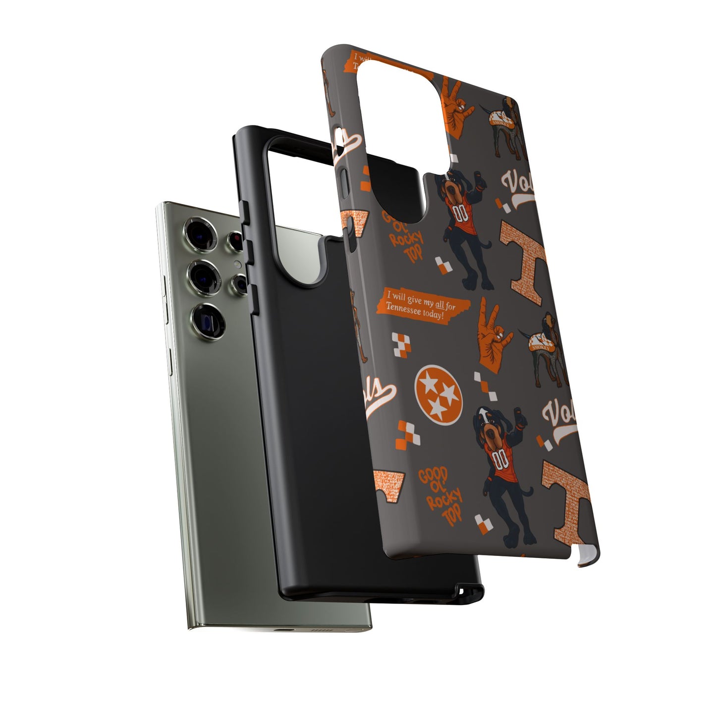 Tough Cases - Tennessee Fan Phone Case, Sports Team Accessory, Gift for Volunteers Fans, Durable Cover, College Game Day