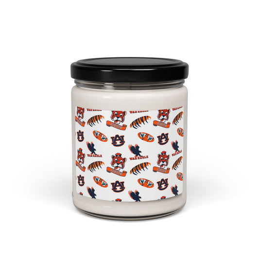Auburn Tigers Scented Soy Candle | Alabama Football Fan Gift, Home Decor, Aromatherapy, Tailgate Essentials, Sports Candle