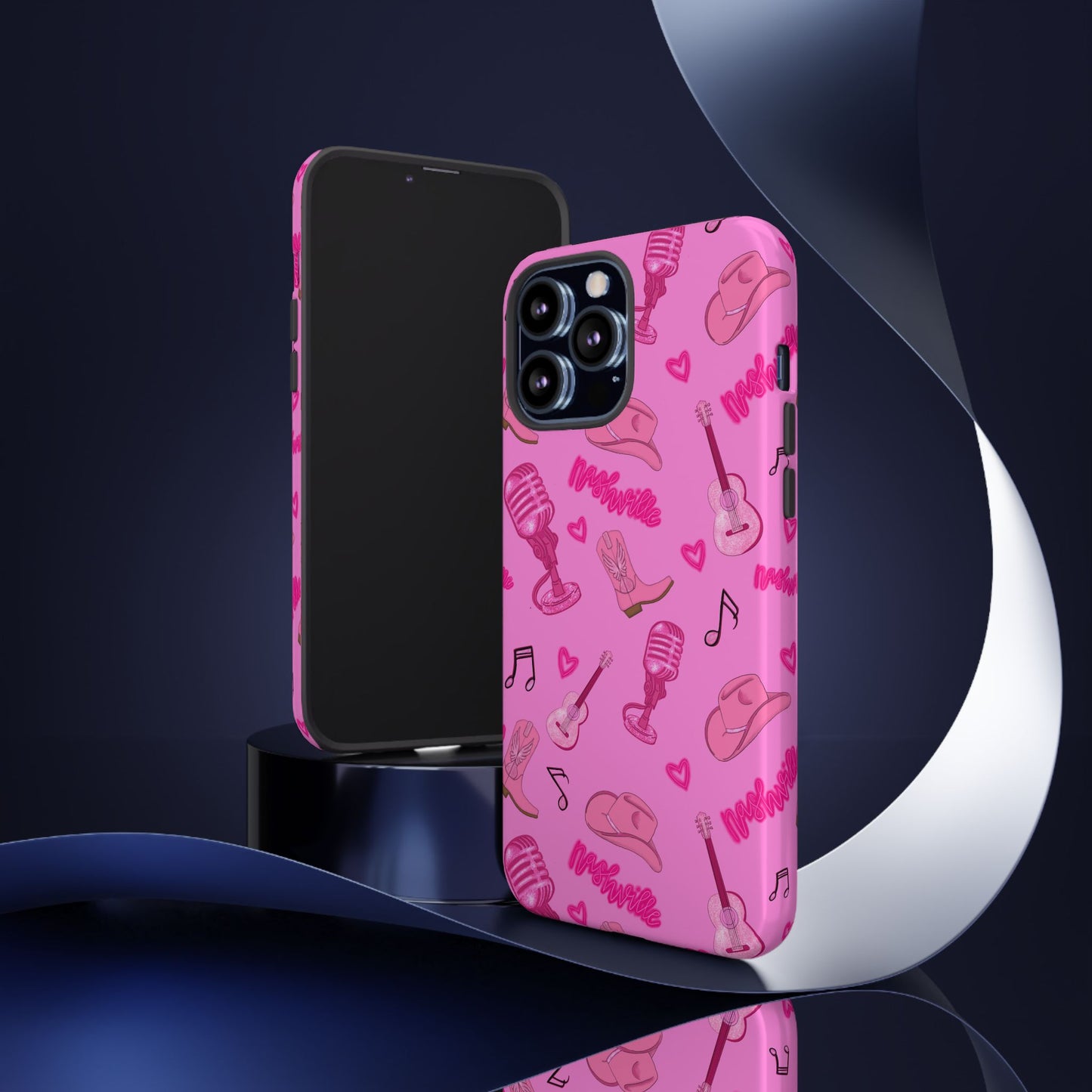 Pink Music Cases for Tough Love, Music Lover Gift, Phone Accessories, Cute Phone Covers, Stylish Cases for Women