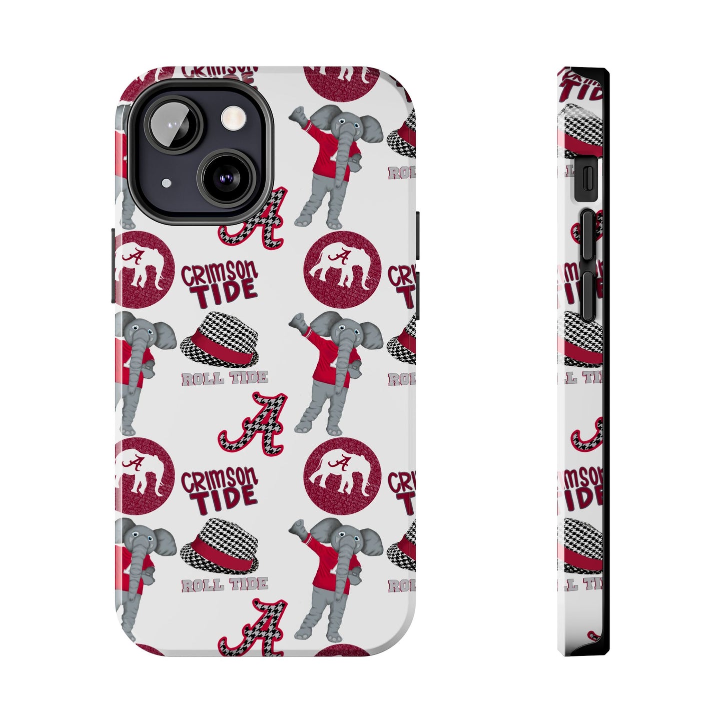 Alabama Crimson Tide Phone Case - Tough, Durable, Elephant Design, Sports Fan Accessories, College Team Gift, Graduation Presents