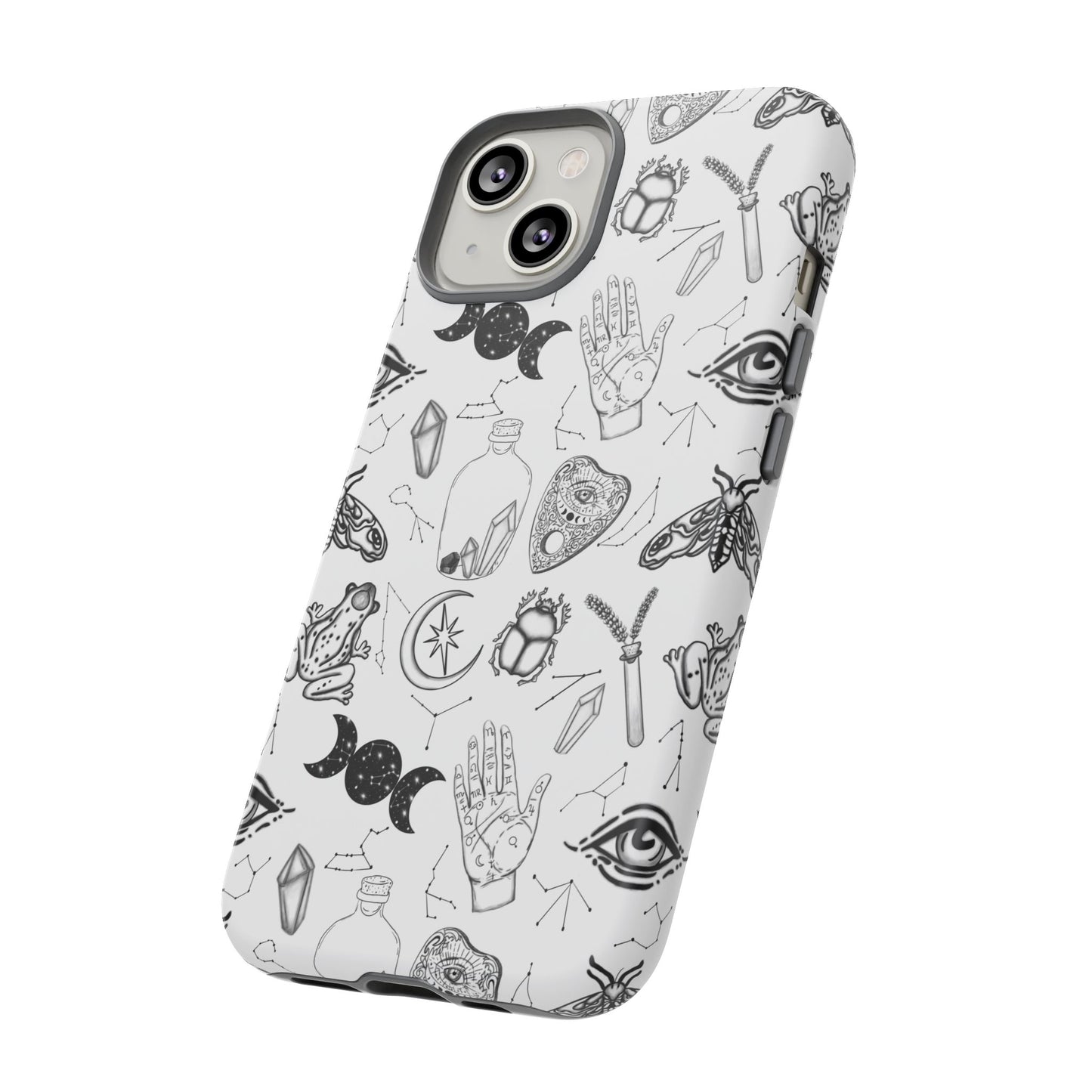 Mystical Phone Case | Boho Aesthetic Cover, Witchy Gift, Crystal Art Protection, Astrology Decor, Unique Cell Phone Skins