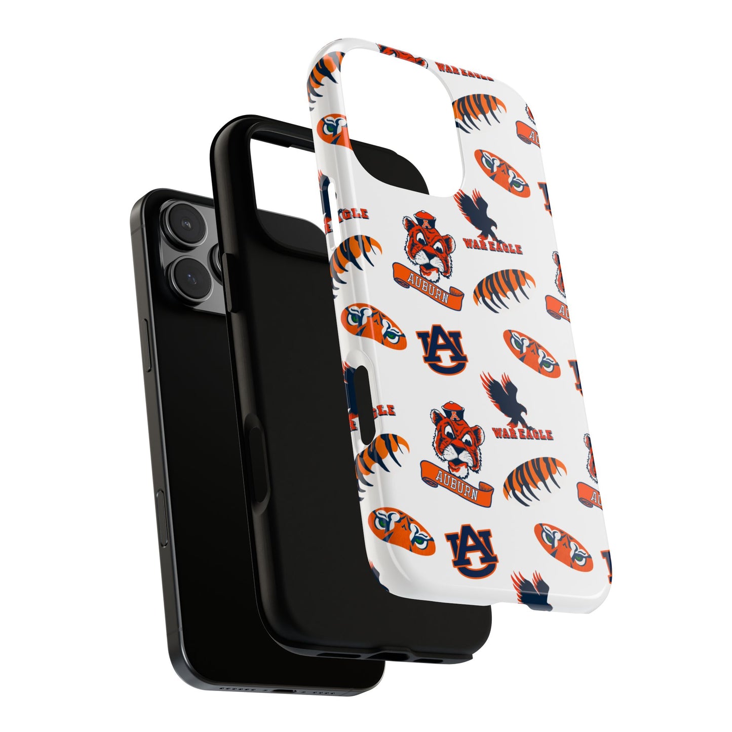 Auburn Fan Phone Case, Sports Team Accessory, Gift for Auburn Fans, Durable Cover, College Game Day
